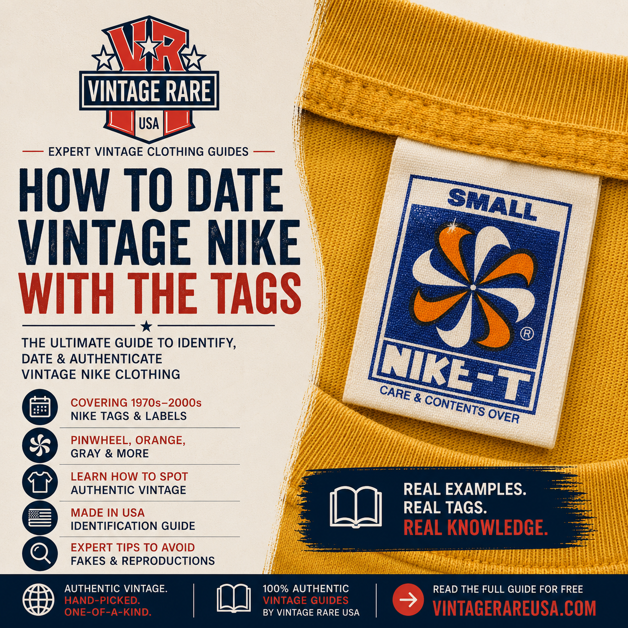 How to Date Vintage Nike Tags and Labels: 1970s–2000s Guide