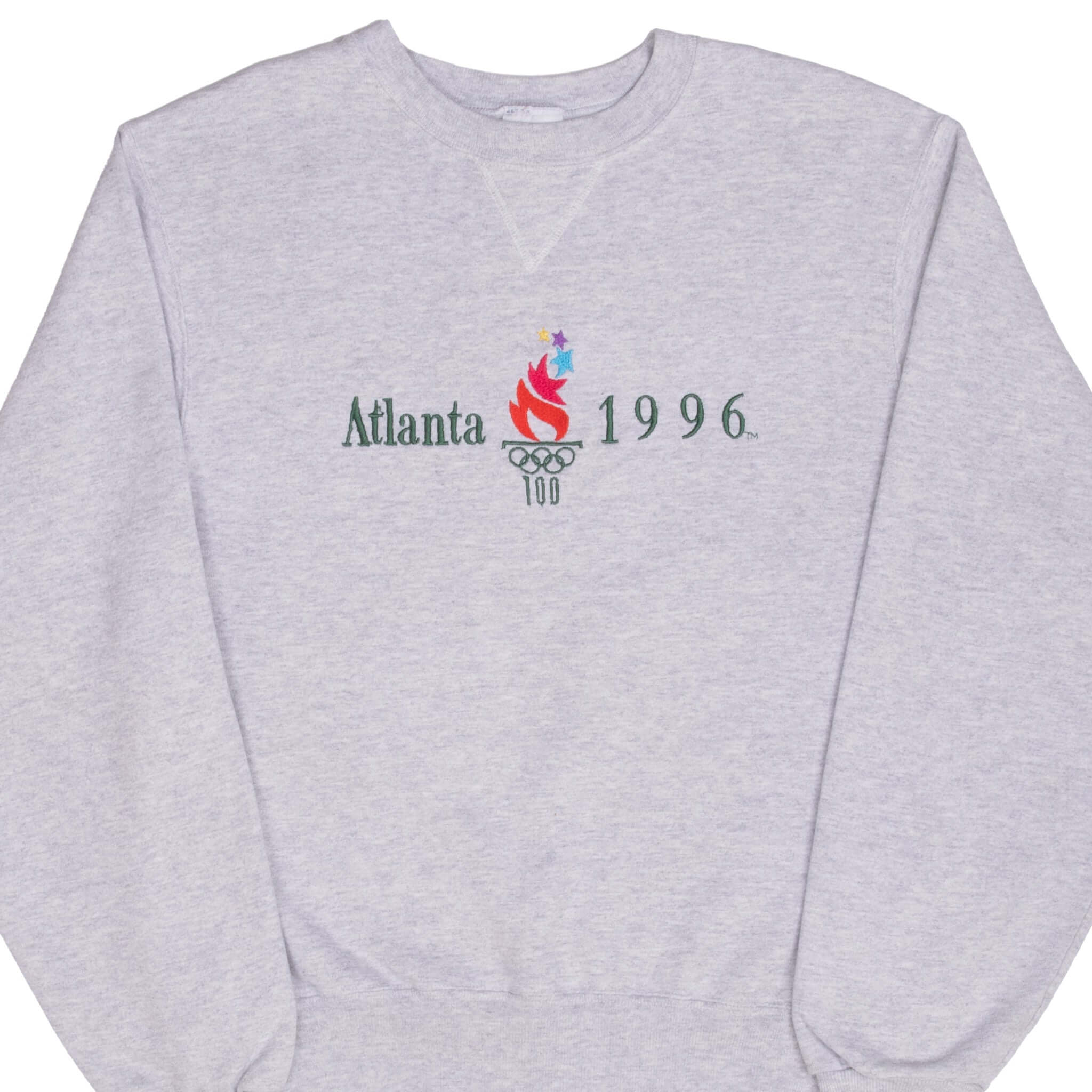 Vintage Atlanta Olympics 1996 Grey Champion Sweatshirt Size Medium