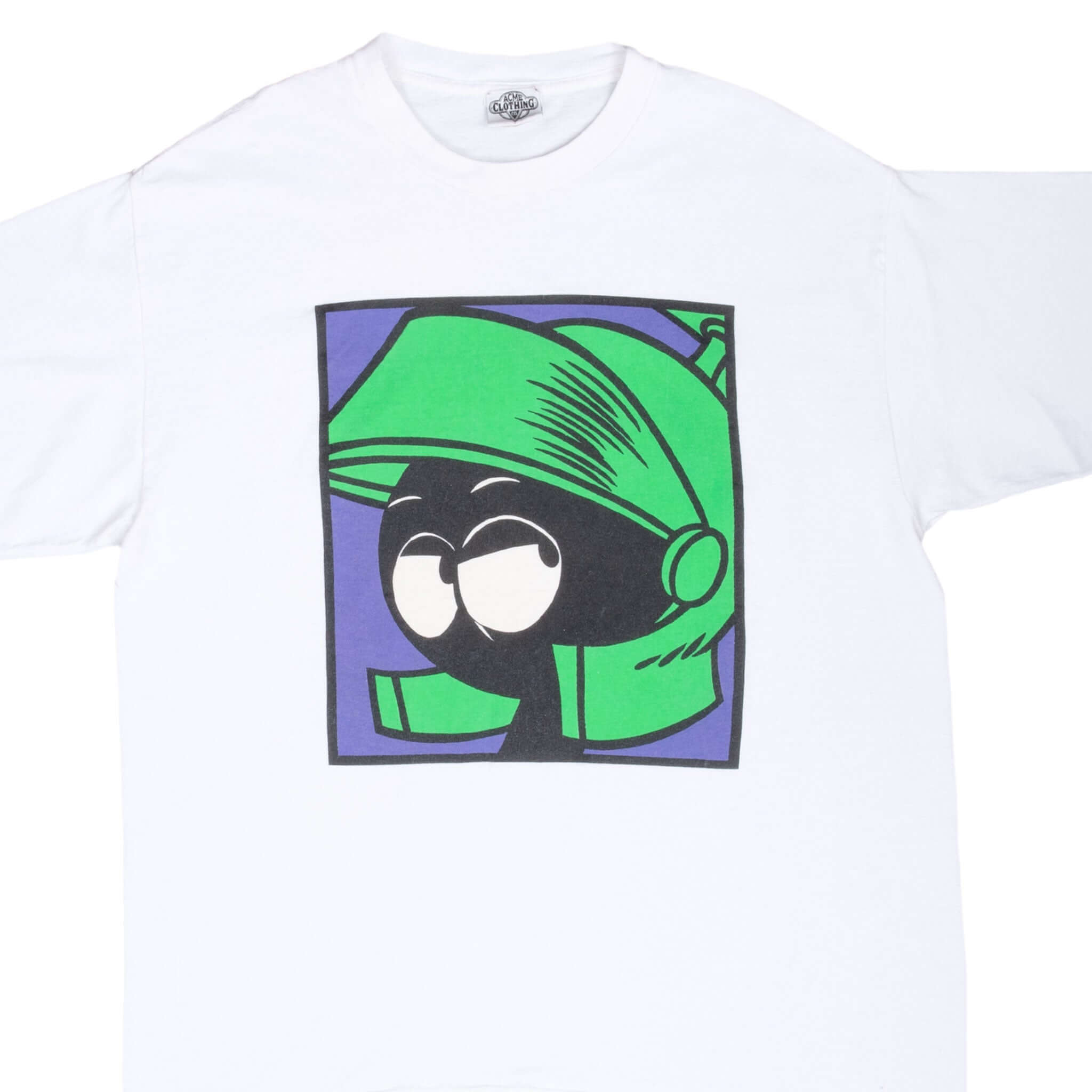 Vintage Looney Tunes Marvin The Martian Tee Shirt 1991 Size Large Made In Usa