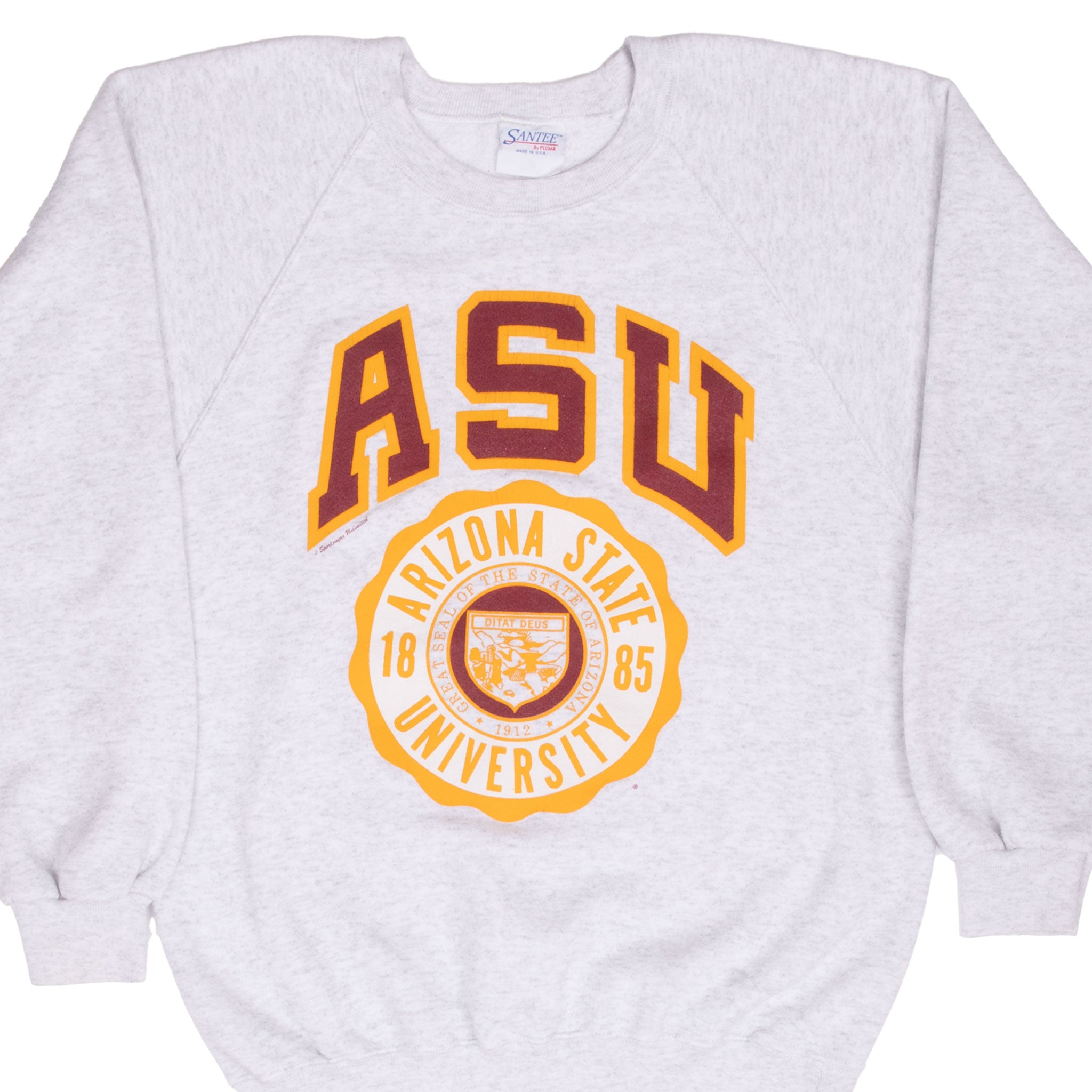 Vintage Ncaa Arizona State University Sweatshirt Size Medium Made In Usa