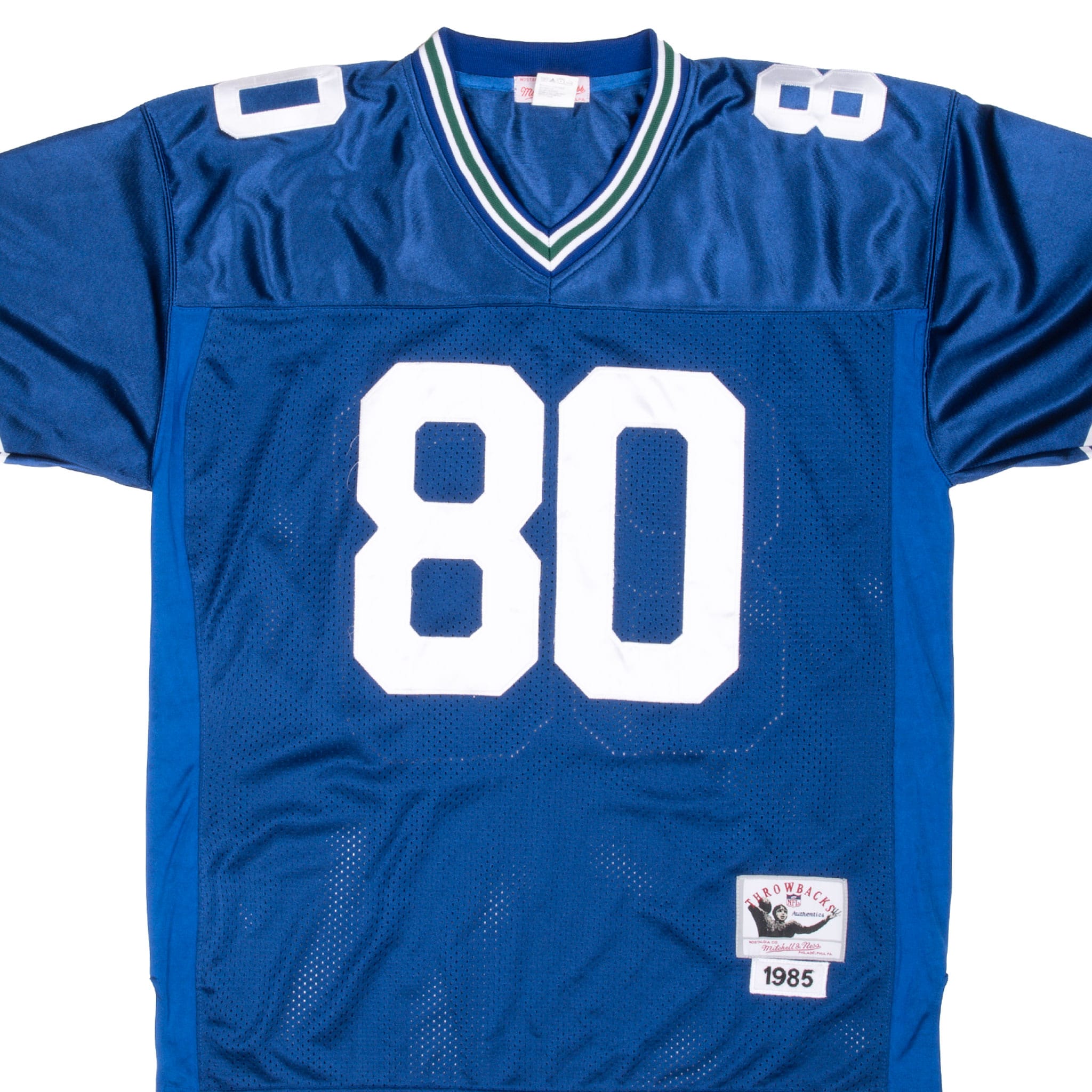 Vintage NFL Seattle Seahawks Steve Largent #80 Mitchell & Ness Jersey 1985 Size 52