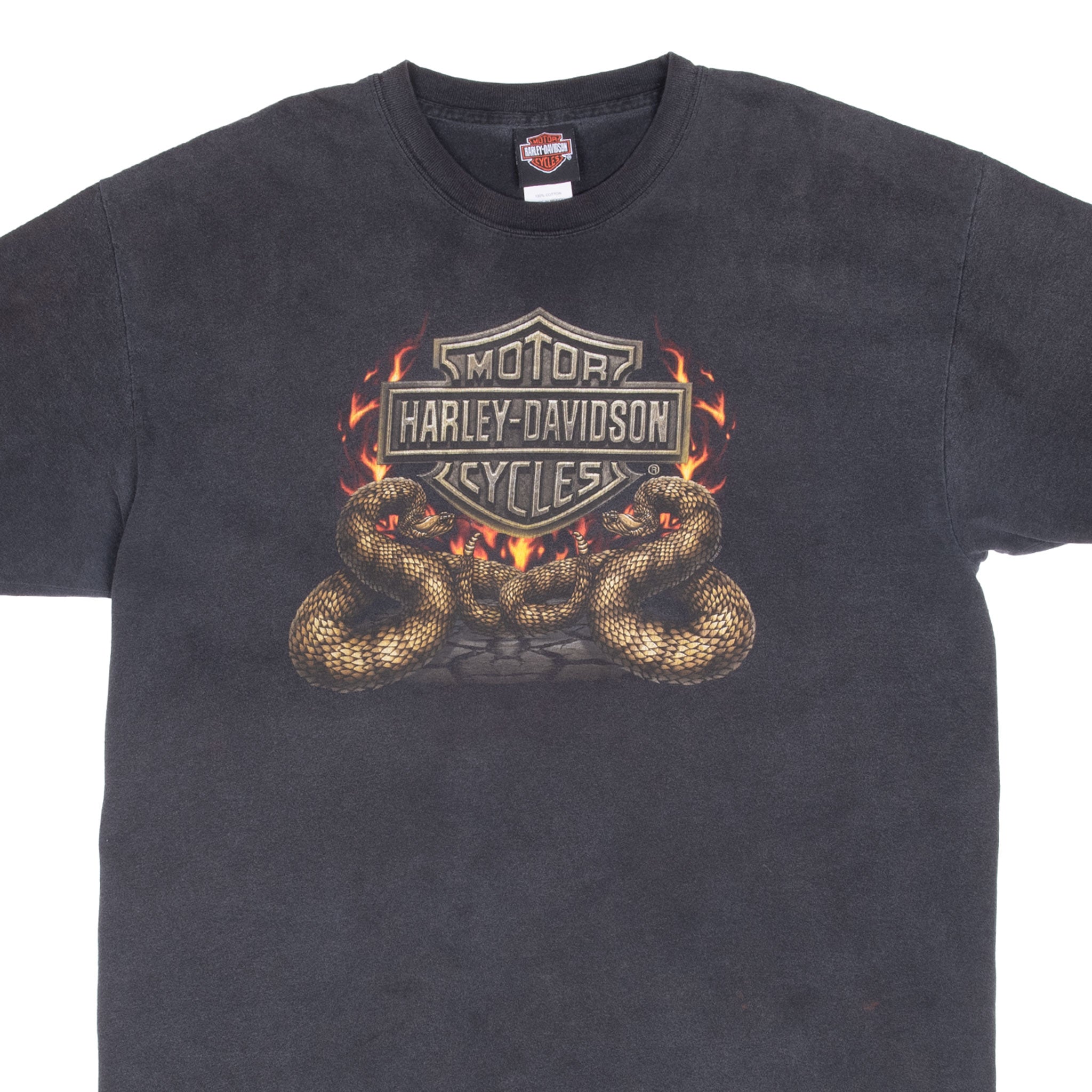Vintage Harley Davidson Snake Eagle 2006 Tee Shirt Size XL