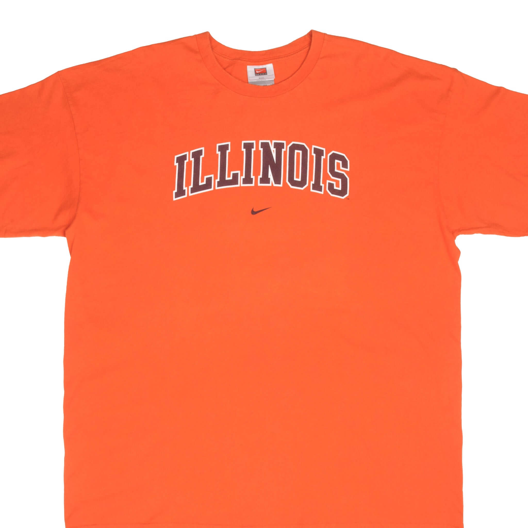 Vintage Nike Ncaa University Of Illinois Illini 2000S Tee Shirt Size 2XL