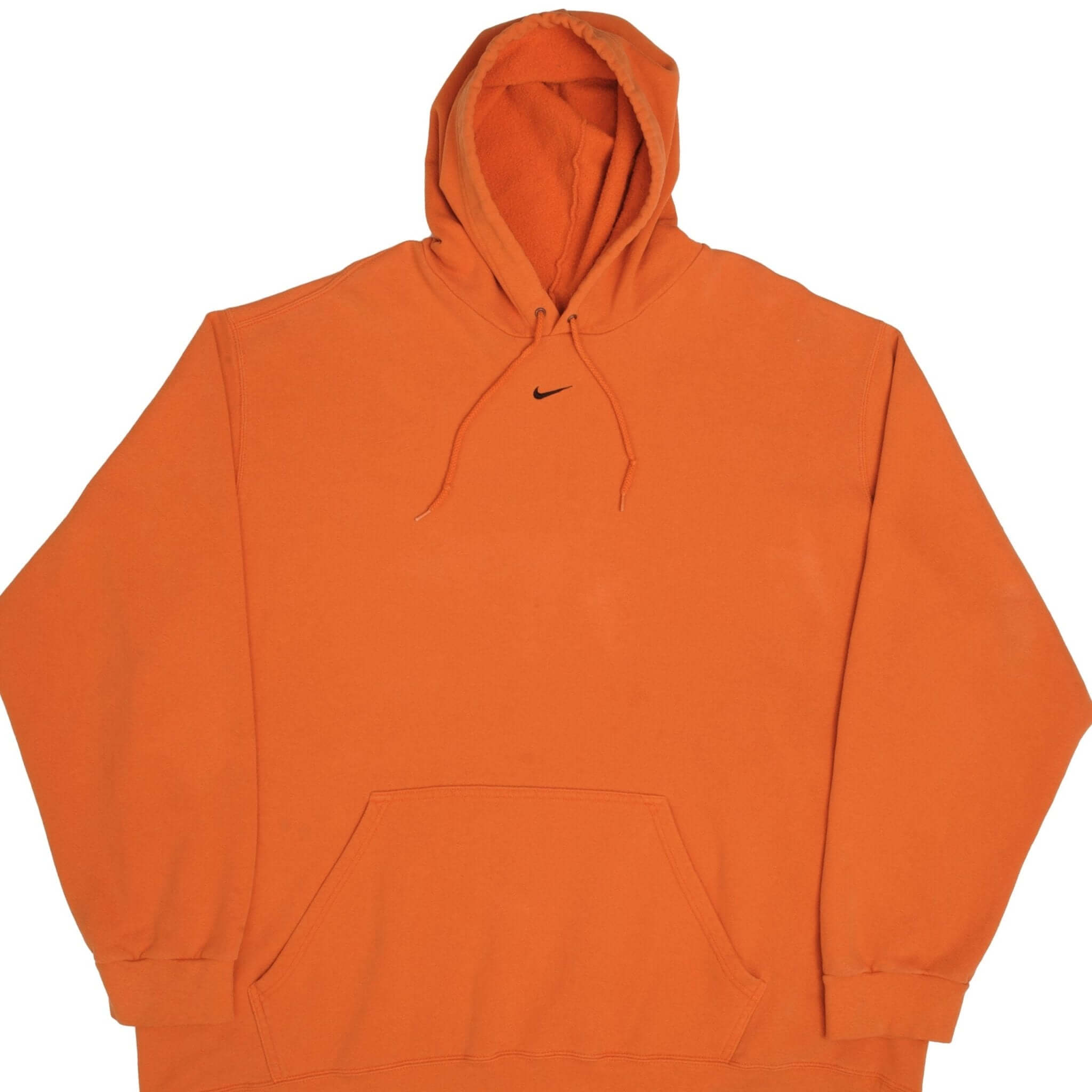 VINTAGE NIKE CENTER SWOOSH ORANGE TRAVIS SCOTT HOODIE 2000S 3XL