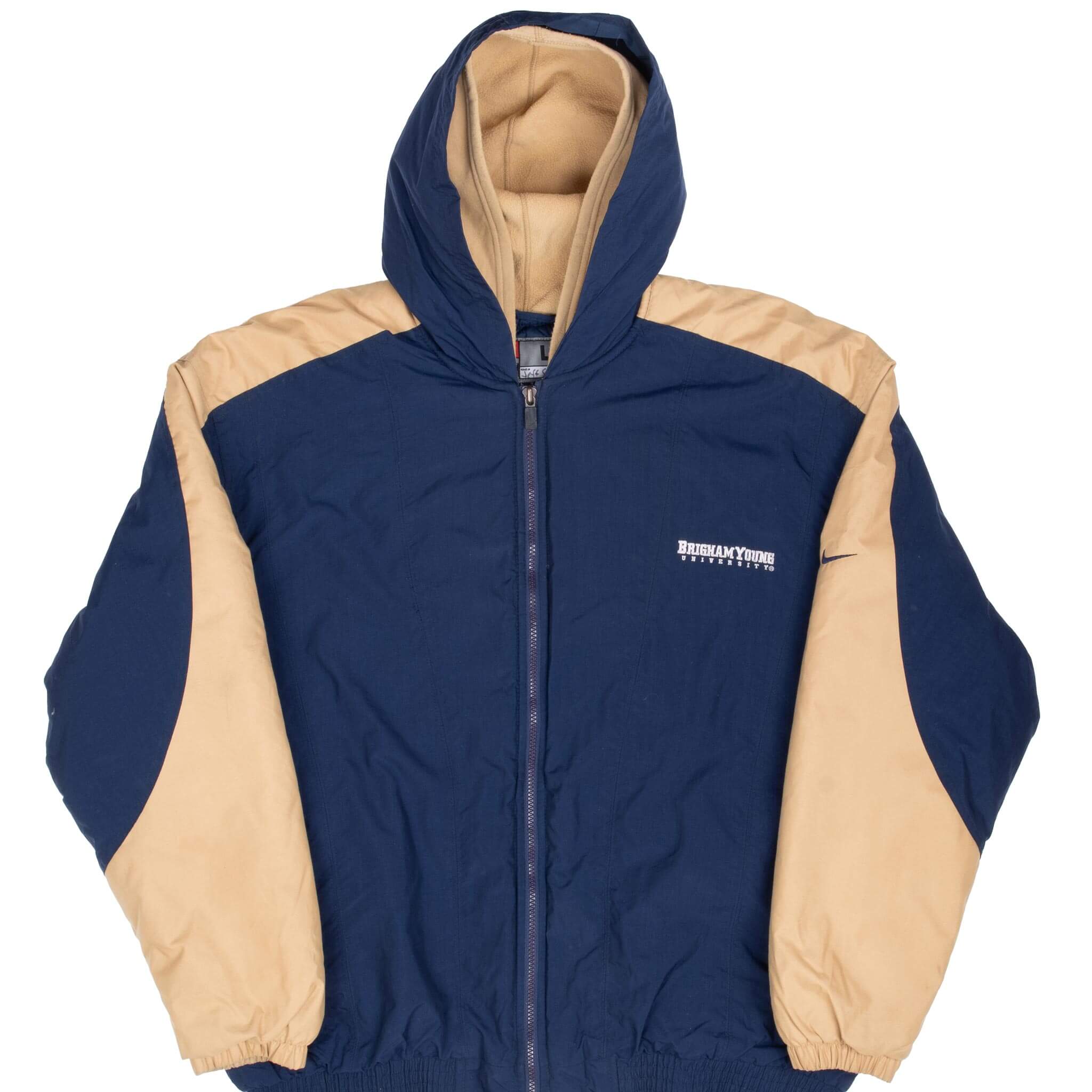 Vintage Nike Byu Brigham Young University Coat Jacket 2000S Size Large