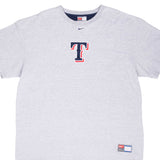 Vintage Nike Mlb Texas Ranger Embroidered Tee Shirt 1990S Size 2XL