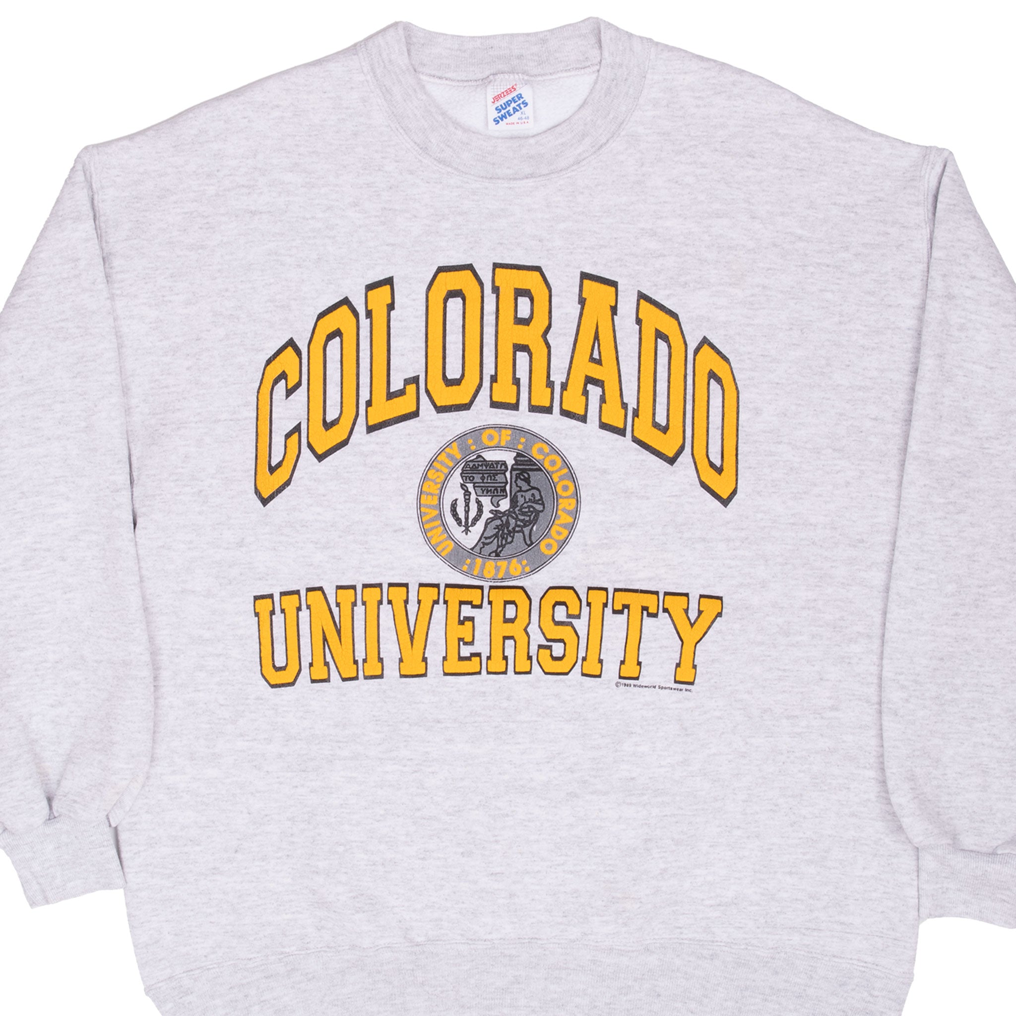 Vintage Colorado University Sweatshirt 1989 Size XL Made In Usa