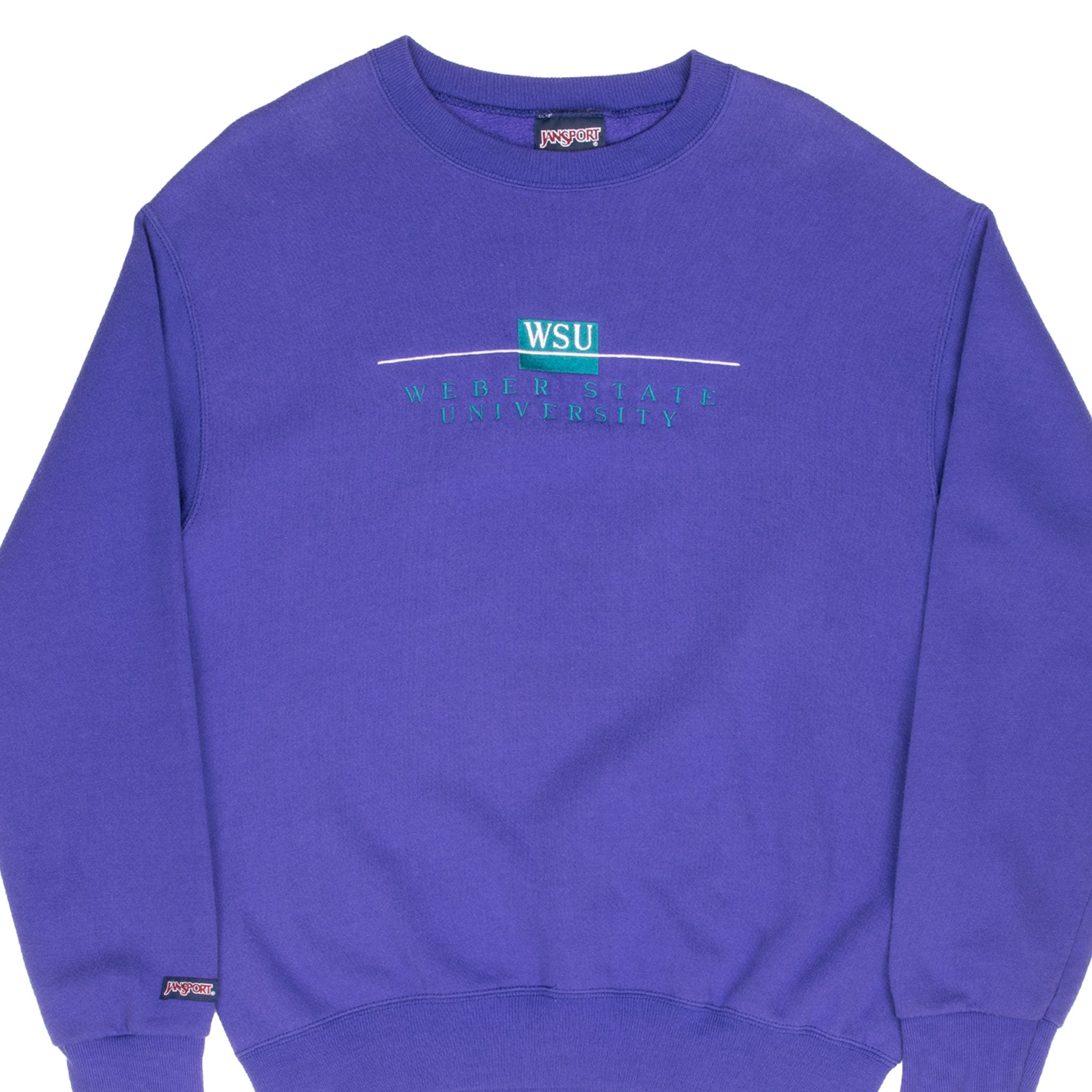 Vintage Wsu Weber State University Jansport Sweatshirt 1990S Size Medium Made In Usa