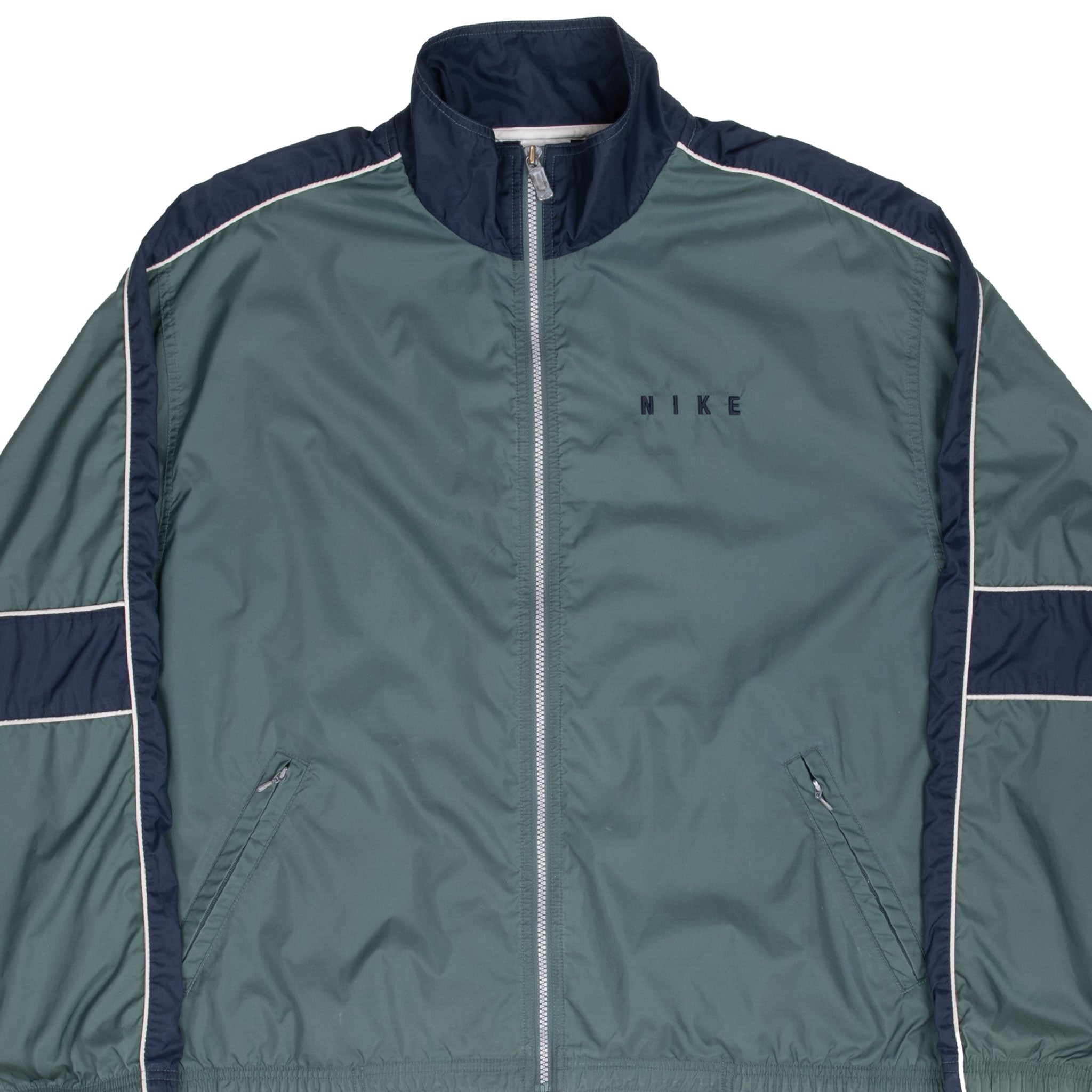 Vintage Nike Green Windbreaker Jacket 1990S Size Large