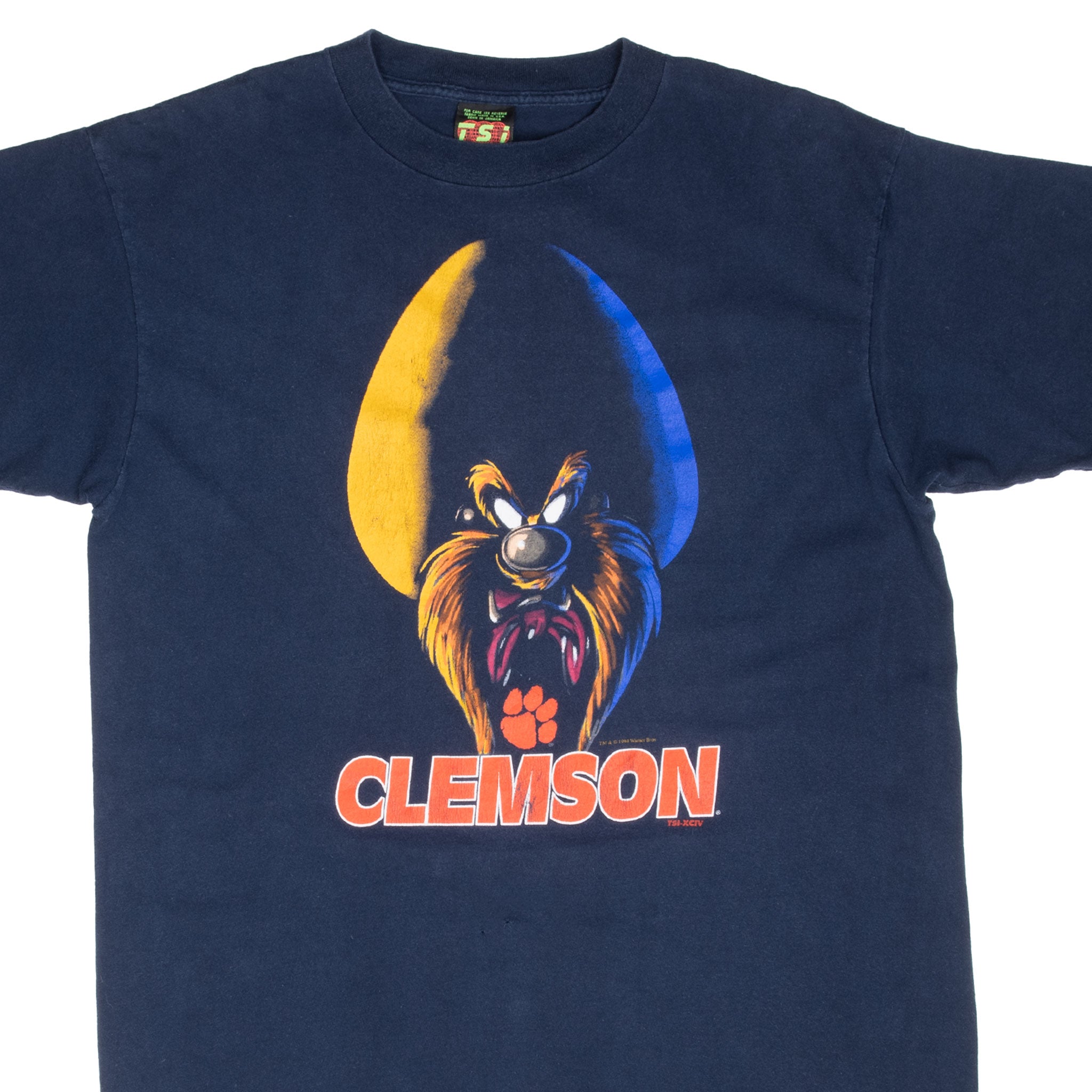 Vintage Looney Tunes Yosemite Sam Clemson Tee Shirt 1994 Size XL