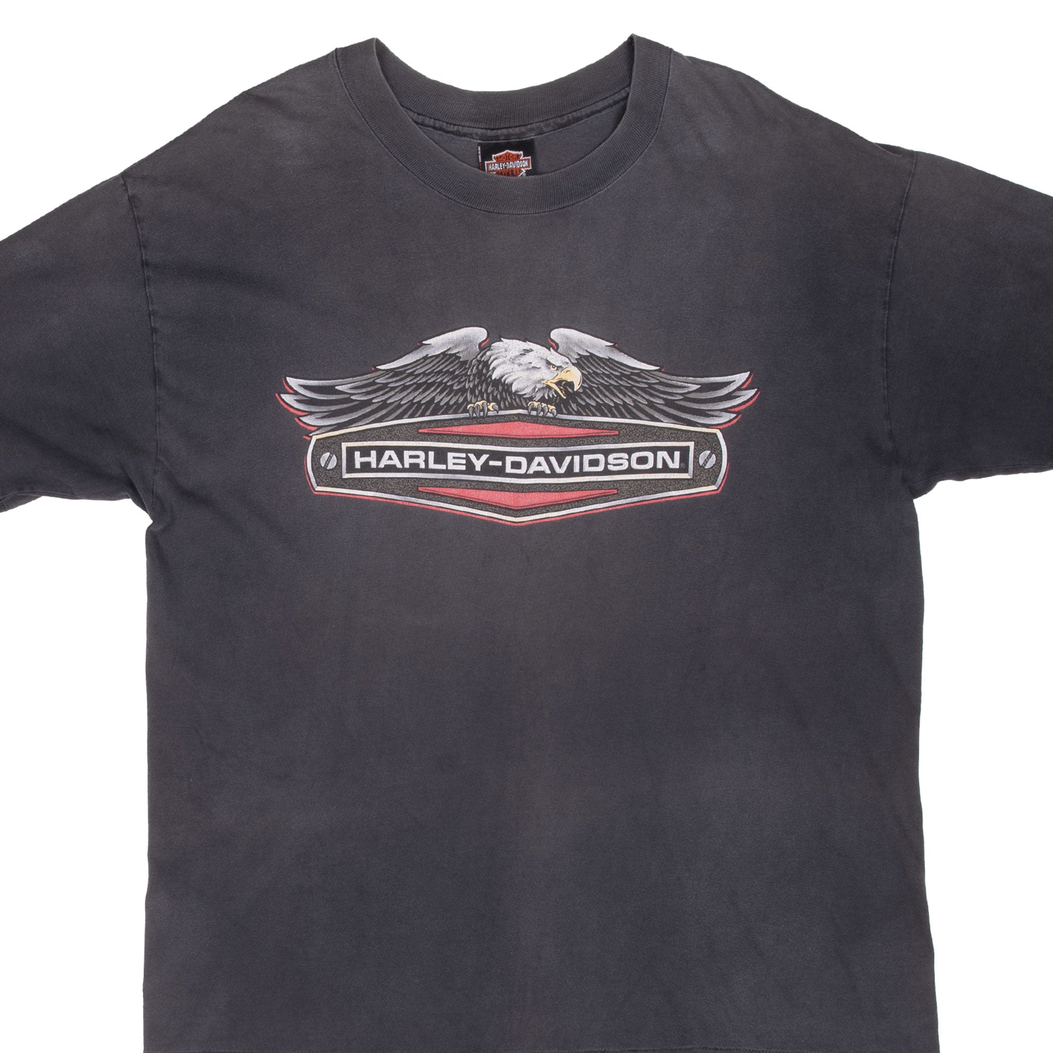 Vintage Harley Davidson Wichita Kansas 1990S Tee Shirt Size XL Made In Usa