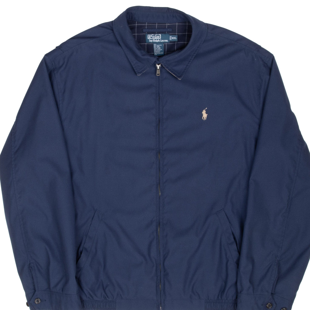 Vintage Polo Ralph Lauren Blue Harrington Golf Jacket 1990S Size 2Xl