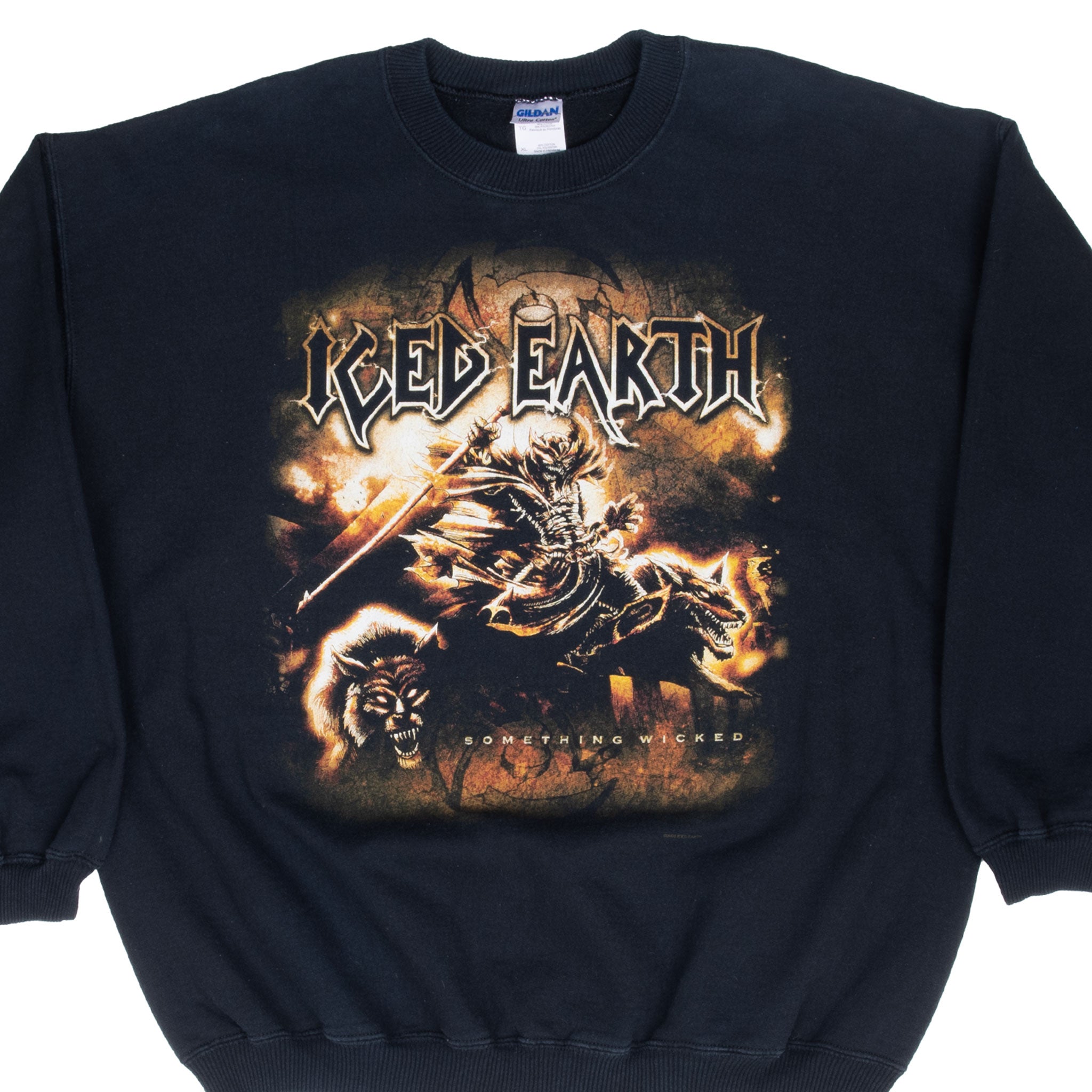 Vintage Iced Earth Something Wicked 2008 Sweatshirt Size XL