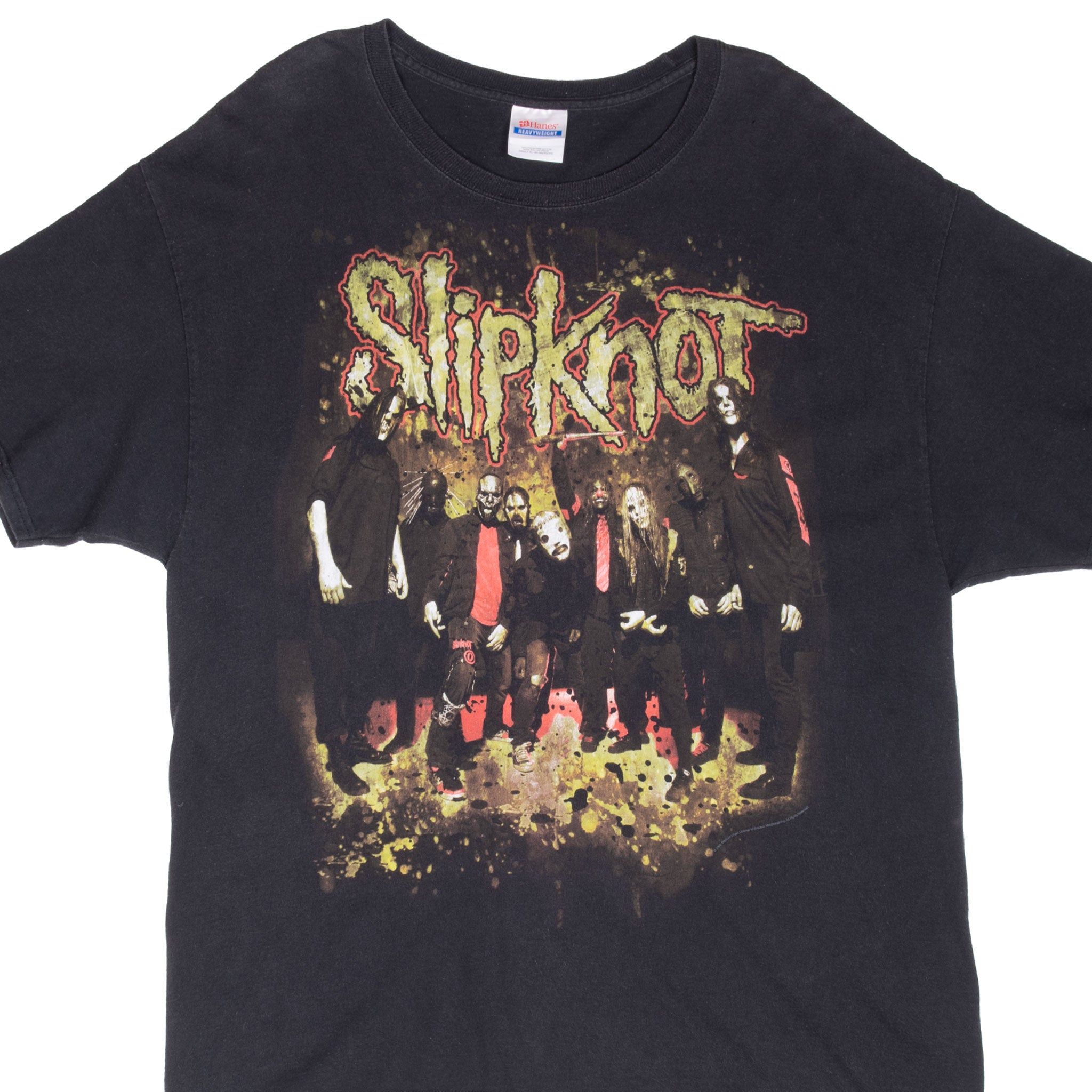 Vintage Slipknot 2009 Black Tee Shirt Size Large