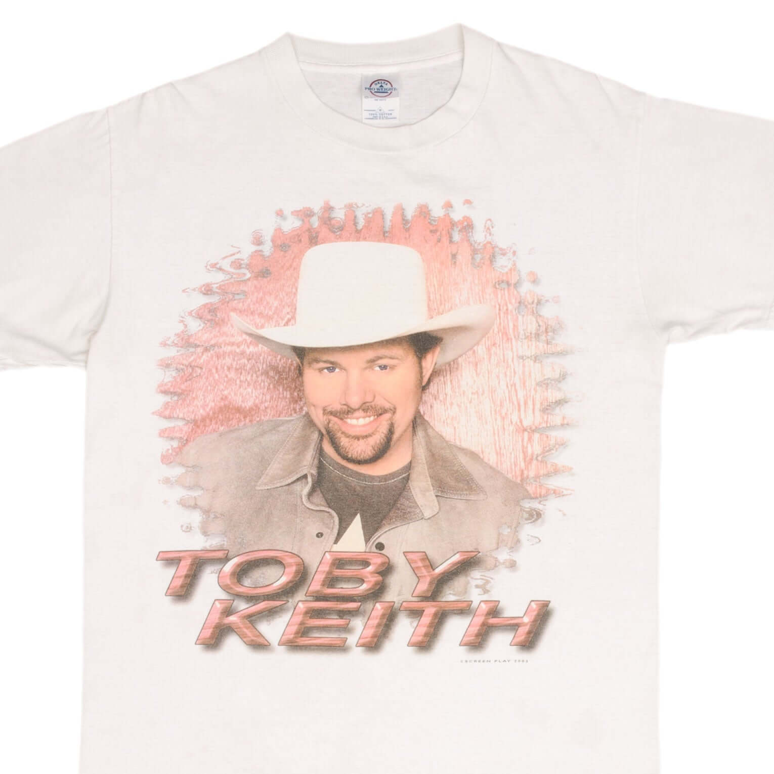 Vintage Toby Keith Shock'n Y'all Tour Tee Shirt 2003 Size Medium