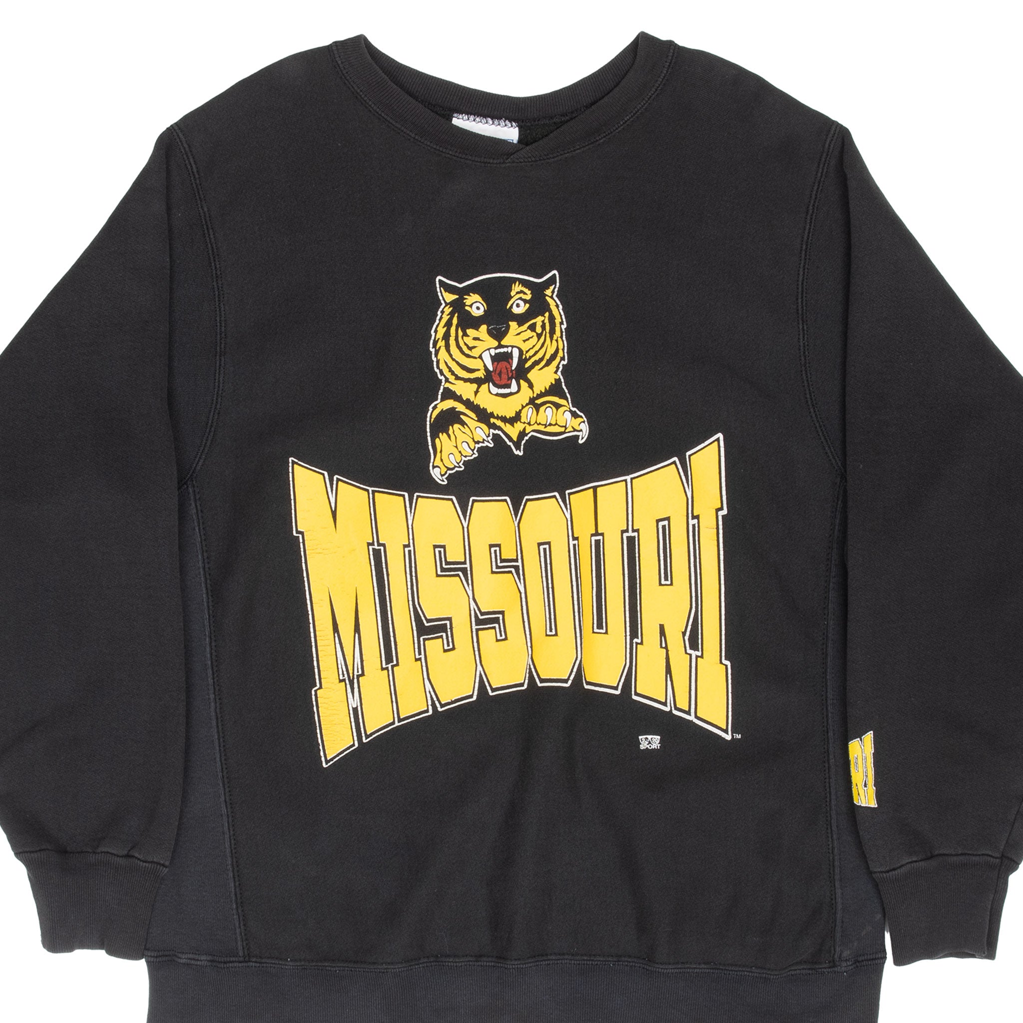 Vintage University Of Missouri Mizzou Tigers Sweatshirt 1990S Size XL Made In Usa