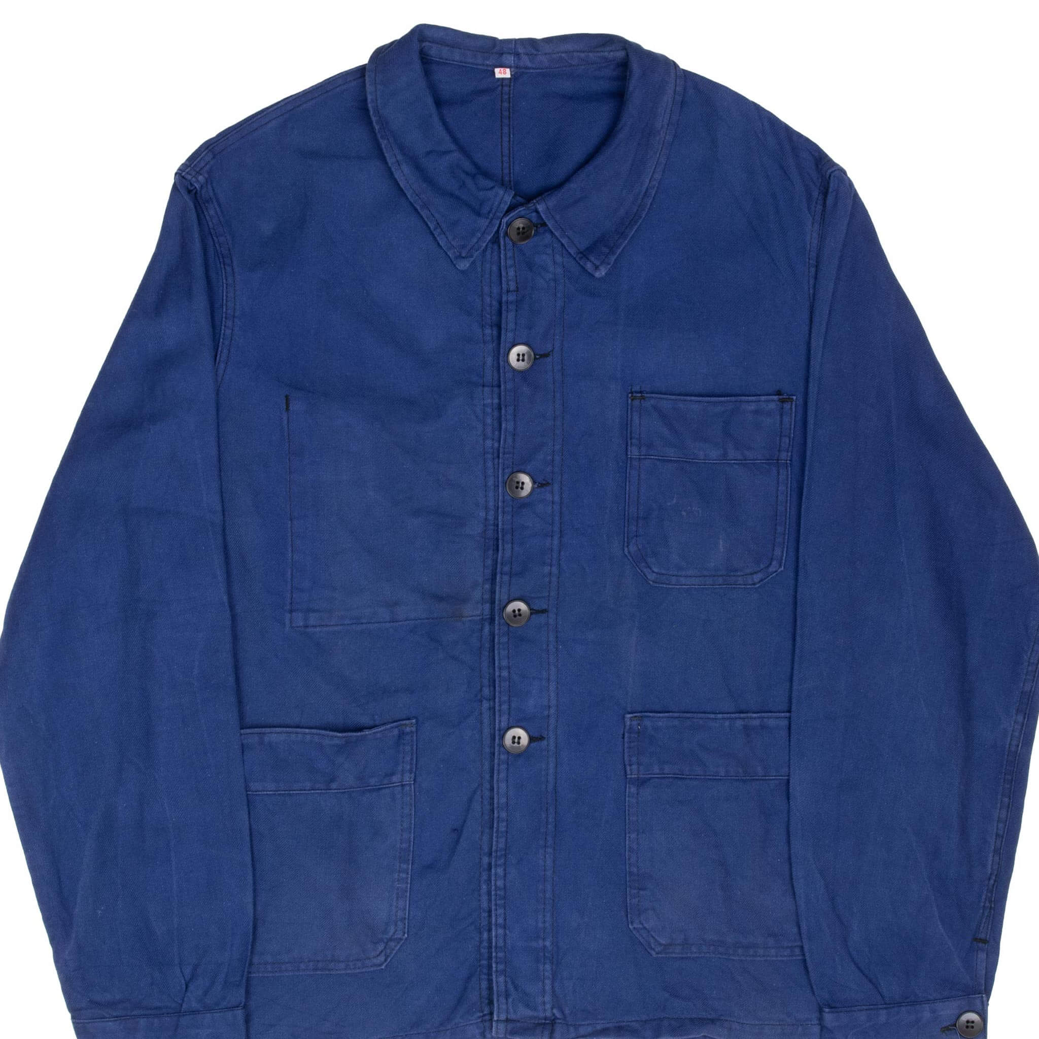 Vintage French Workwear Mont St Michel Moleskin Jacket 1960S Size Medium Made In France
Size 48EU