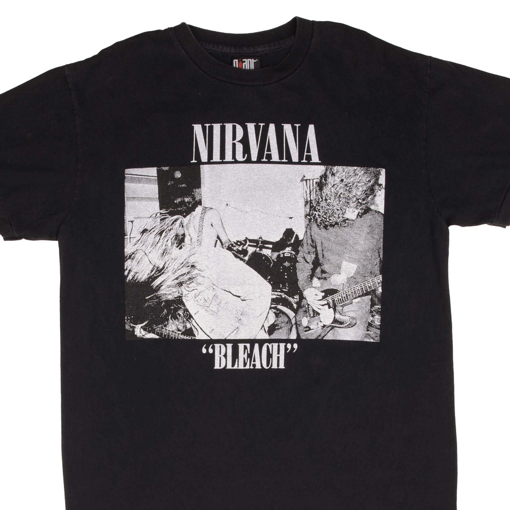 Bootleg Nirvana Bleach Sub Pop Tee Shirt Size XL Made In USA With Single Stitch
