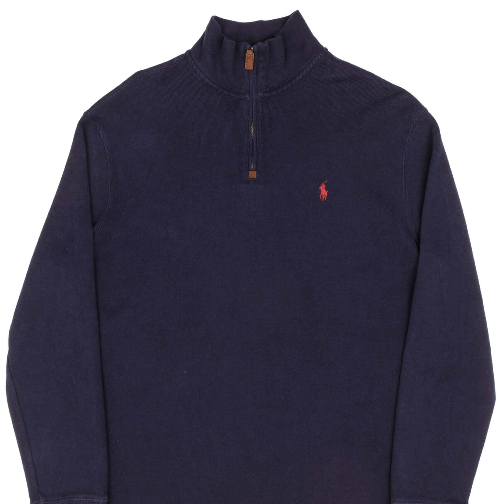 Polo Ralph Lauren Navy Blue Quarter Zip Sweatshirt Size Large