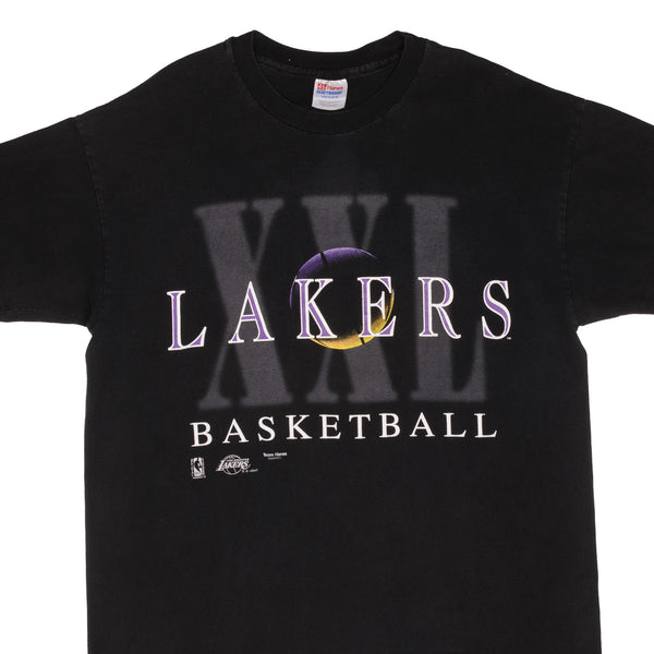 Vintage Nba Los Angeles Lakers 1990S Tee Shirt Size XL With Single Stitch Sleeves