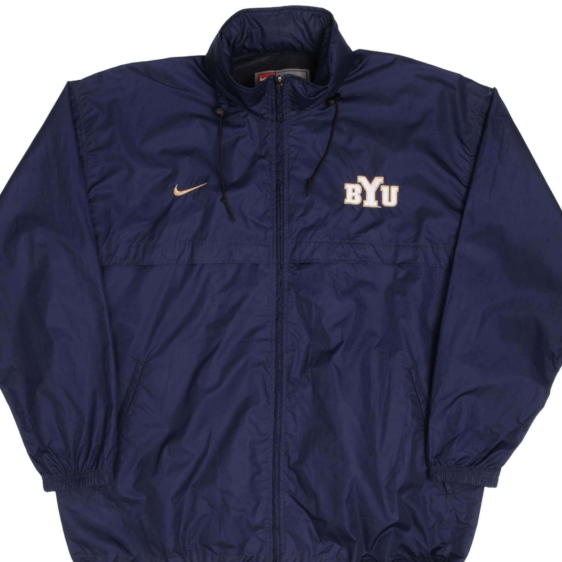 Vintage Nike Byu Brigham Young University Windbreaker Jacket 2000S Size Large