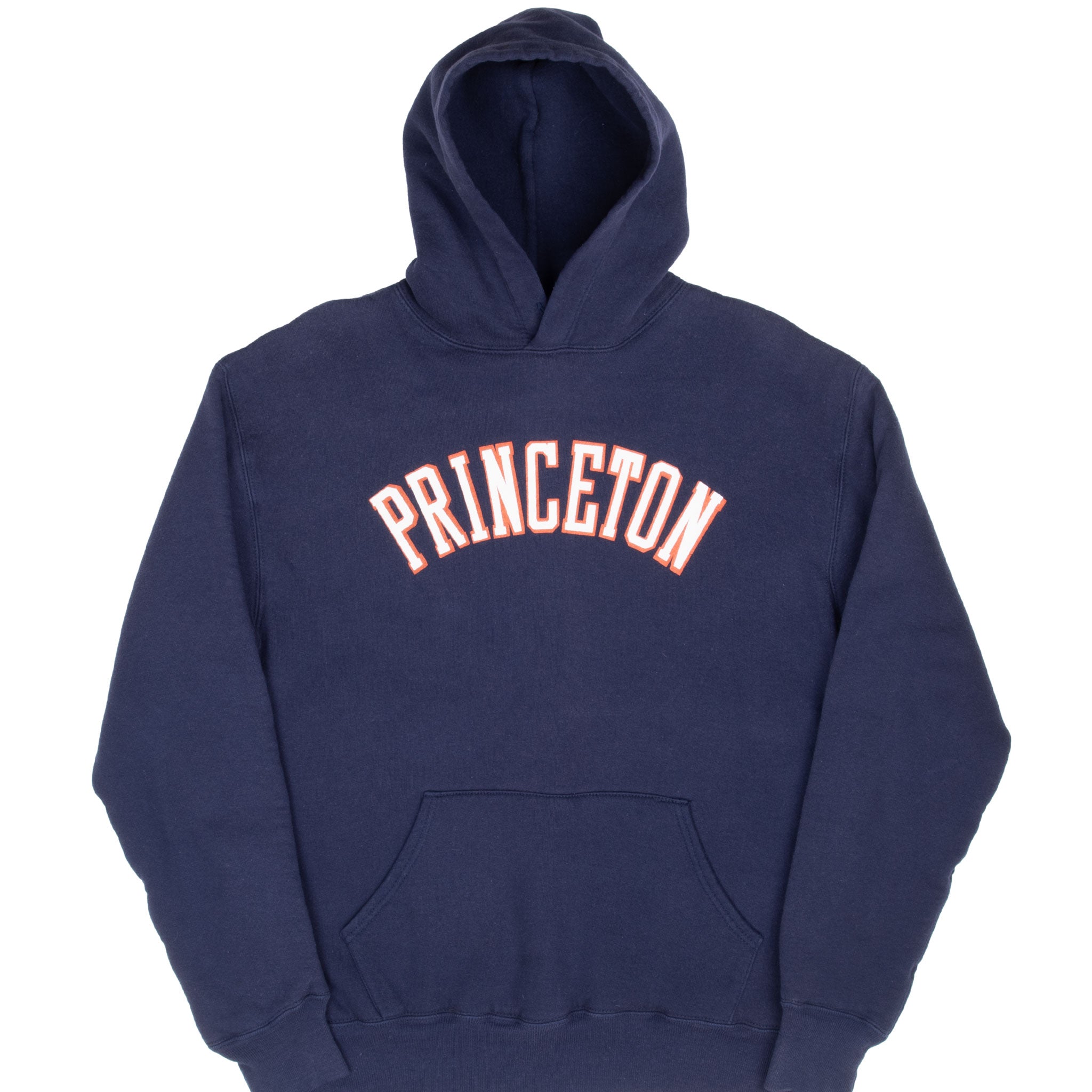 VINTAGE PRINCETON UNIVERSITY HEAVY HOODIE SWEATSHIRT 1990S LARGE MADE IN USA