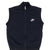Vintage Nike Classic Swoosh Black Full Zip Vest Sweatshirt 1980S Size Medium