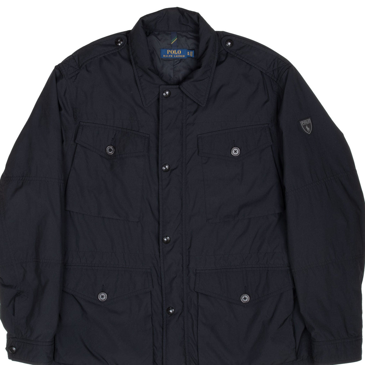 Vintage Polo Ralph Lauren Black Coat Jacket Size XL