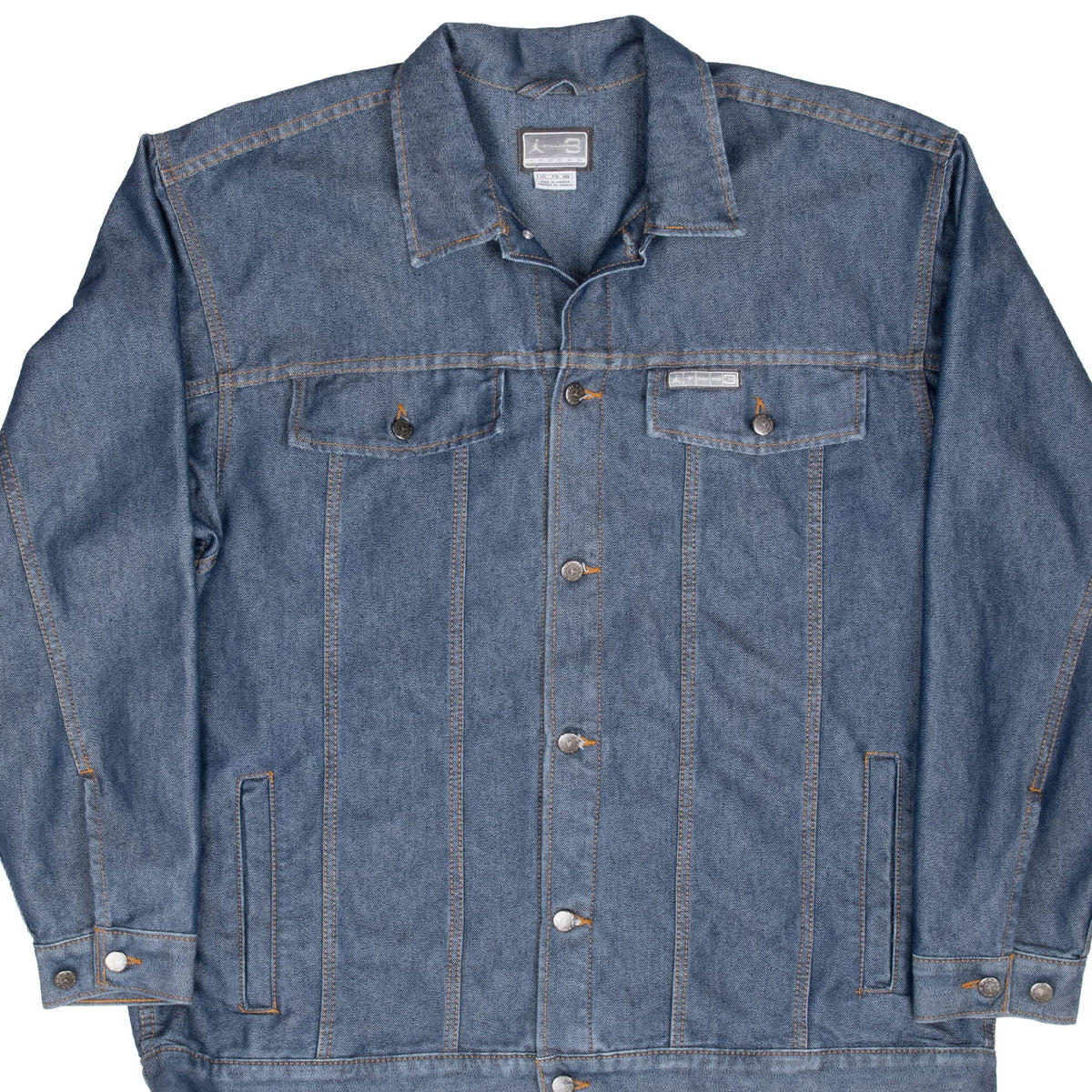 Vintage Nike Jordan 23 Blue Denim Jacket 2000S Size 2Xl