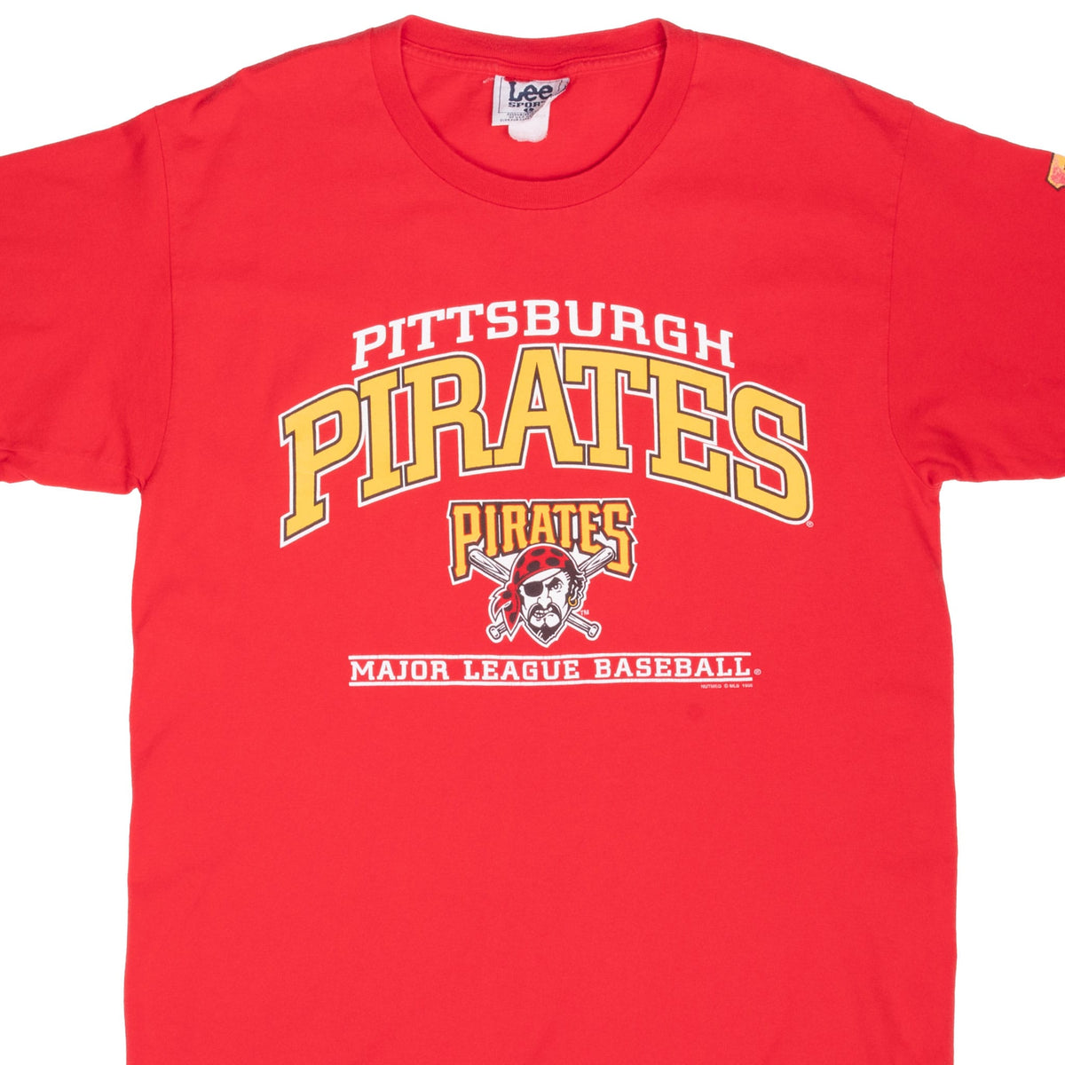 Vintage MLB Pittsburgh Pirates Red Tee Shirt 1998 Size Large