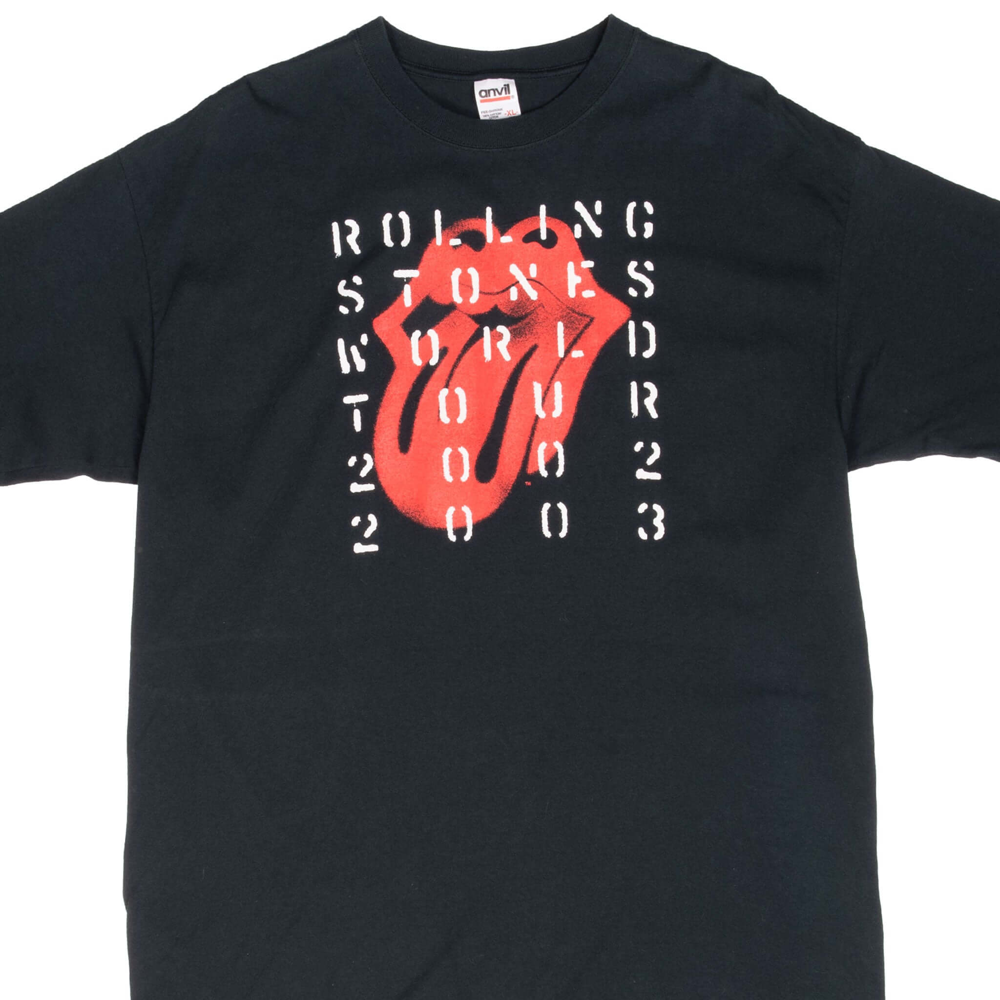 Vintage The Rolling Stones Tour 2002 2003 Tee Shirt Size XL