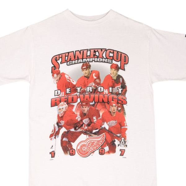 Vintage Nhl Detroit Red Wings Stanley Cup Champions 1997 Tee Shirt Size Medium