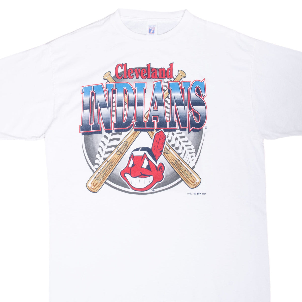 Vintage MLB Cleveland Indians 1997 T-Shirt Size XL