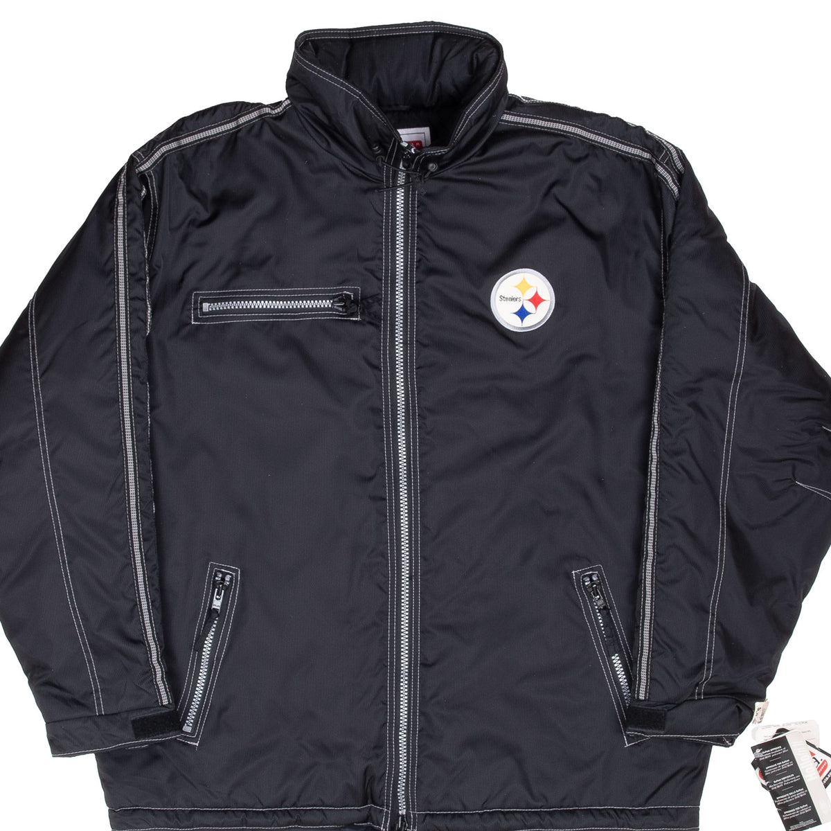 Vintage Nfl Pittsburg Steelers Puma Coat Jacket 1990S Size Large Deadstock. NOS