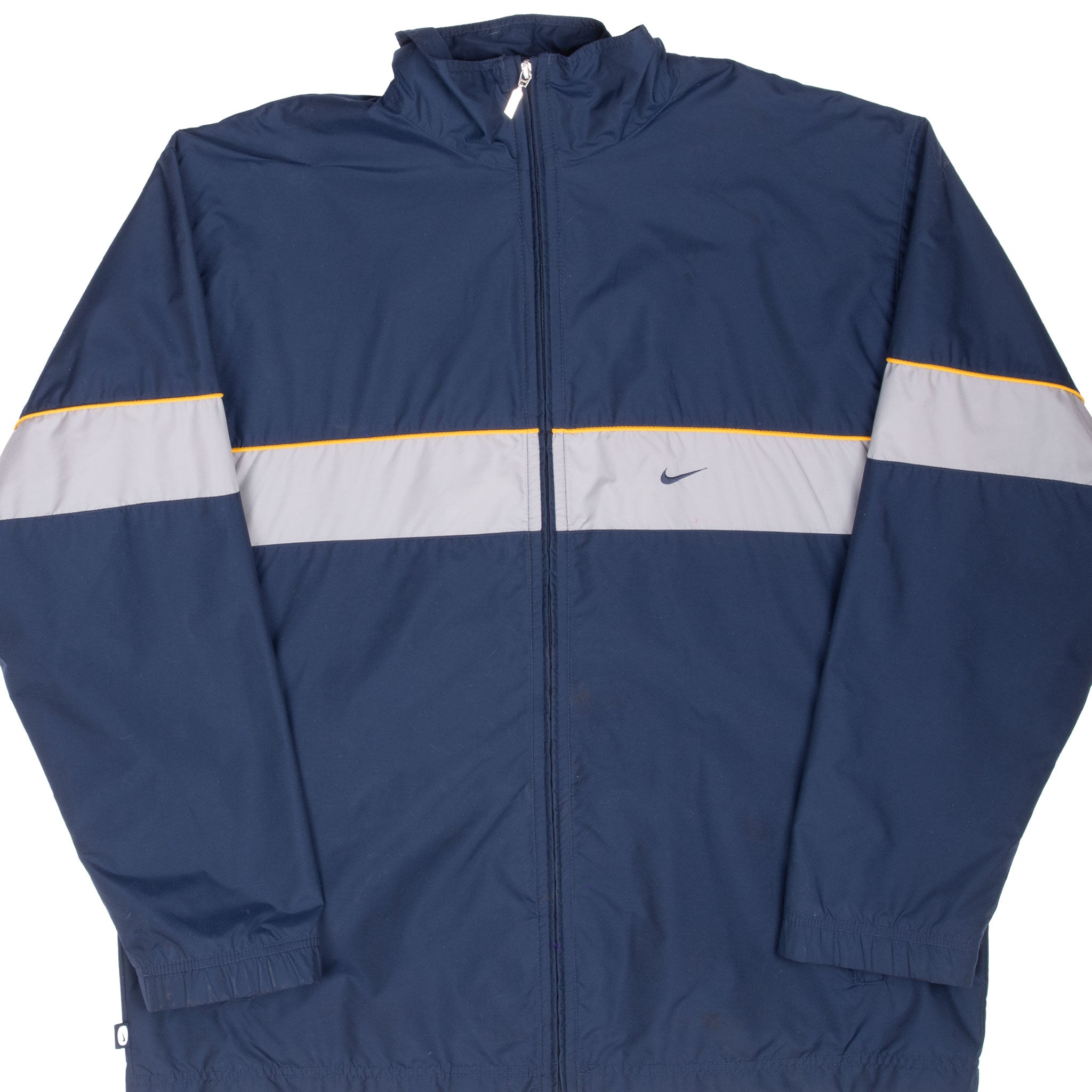 Vintage Nike Navy Blue Windbreaker Jacket 2000S Size XL