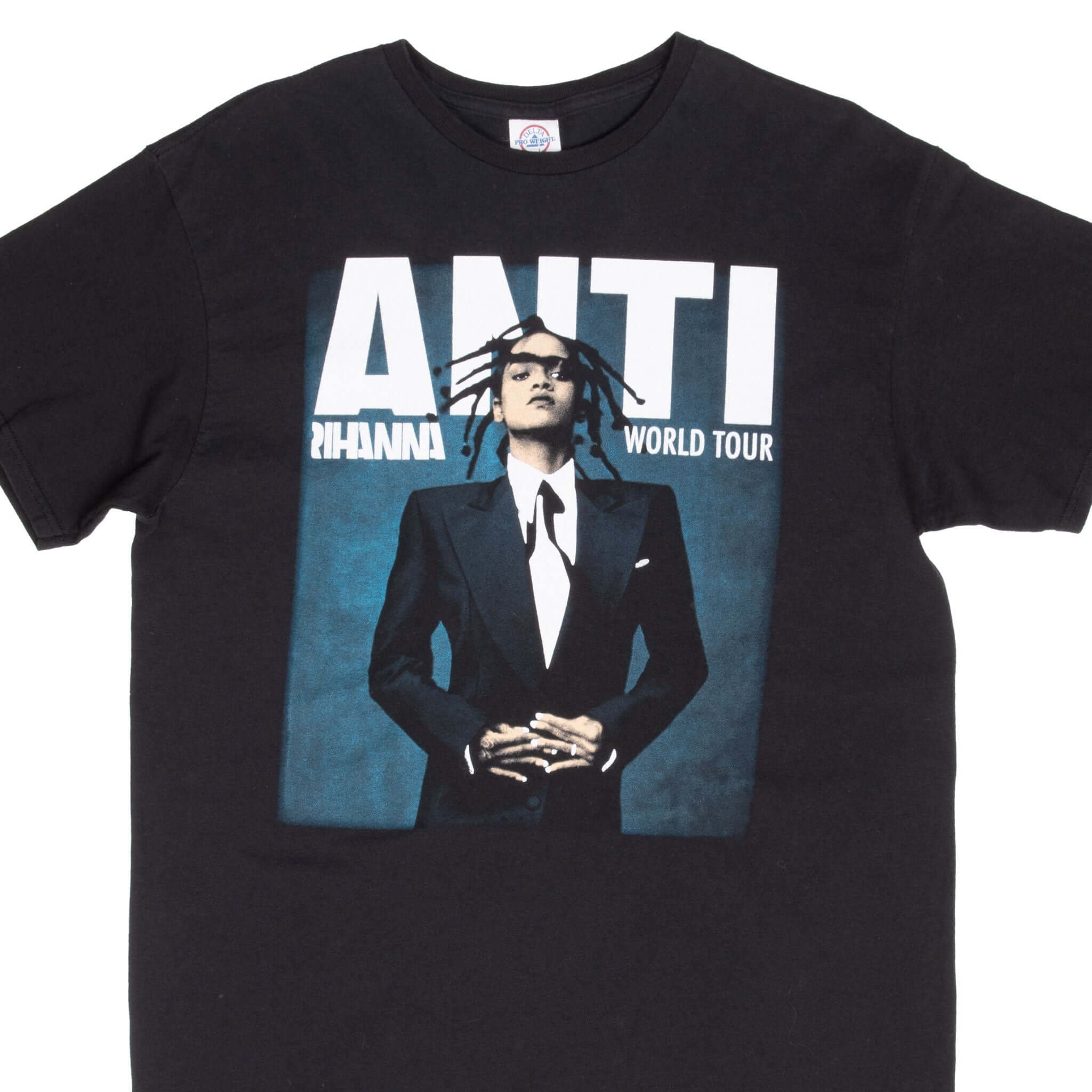Vintage Rihanna Anti World 2016 Black Tee Shirt Size Large