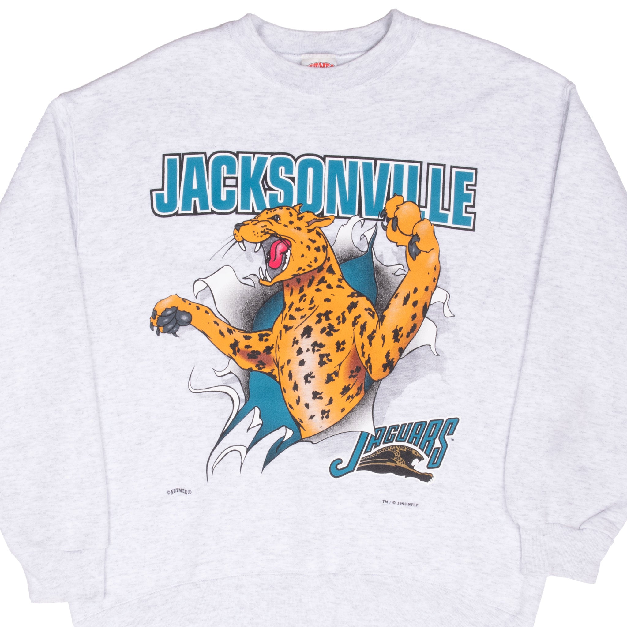 Vintage Nfl Jacksonville Jaguars 1993 Sweatshirt Size Large Made In Usa