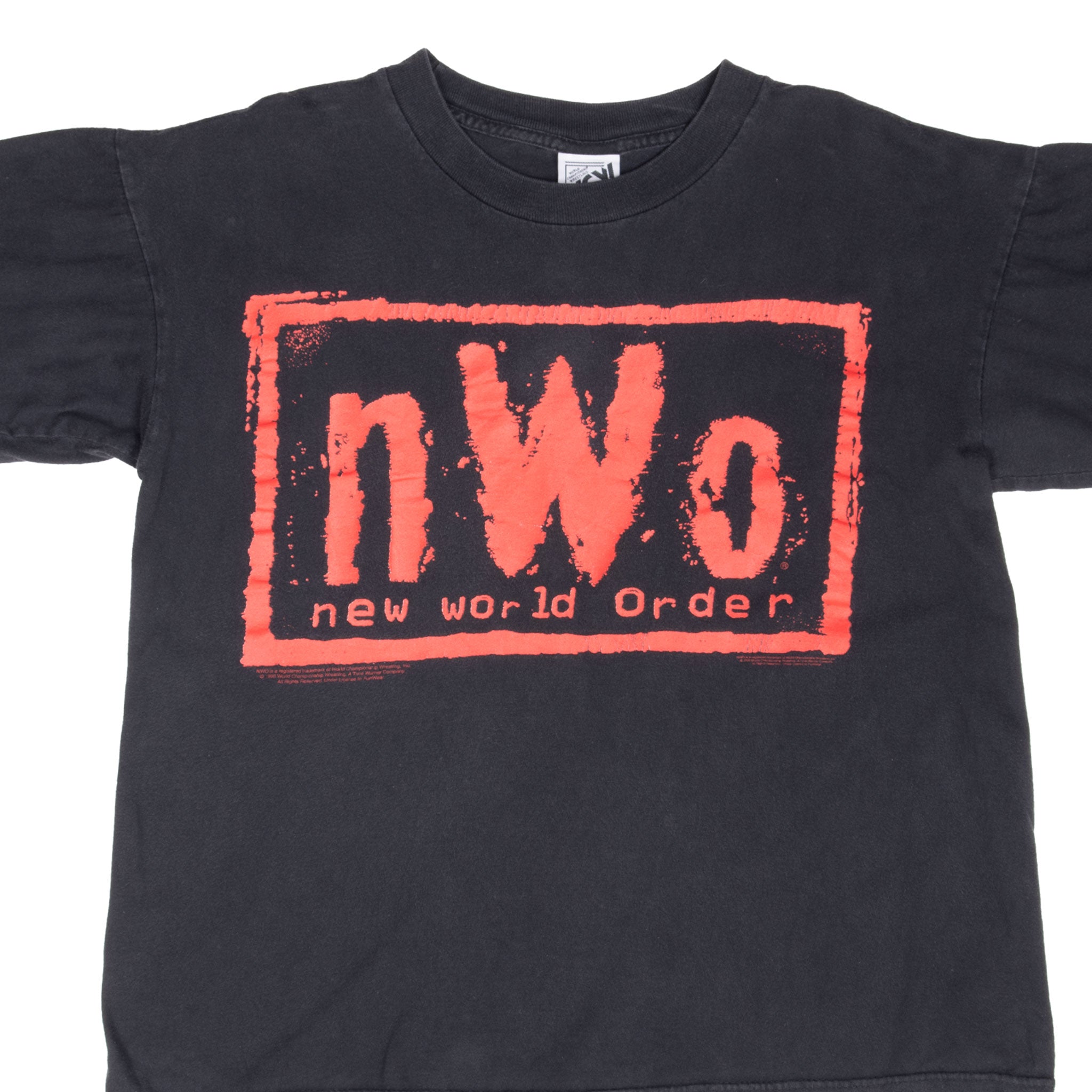 Vintage Nwo New World Order Wrestling Tee Shirt 1998 Size Xl Youth