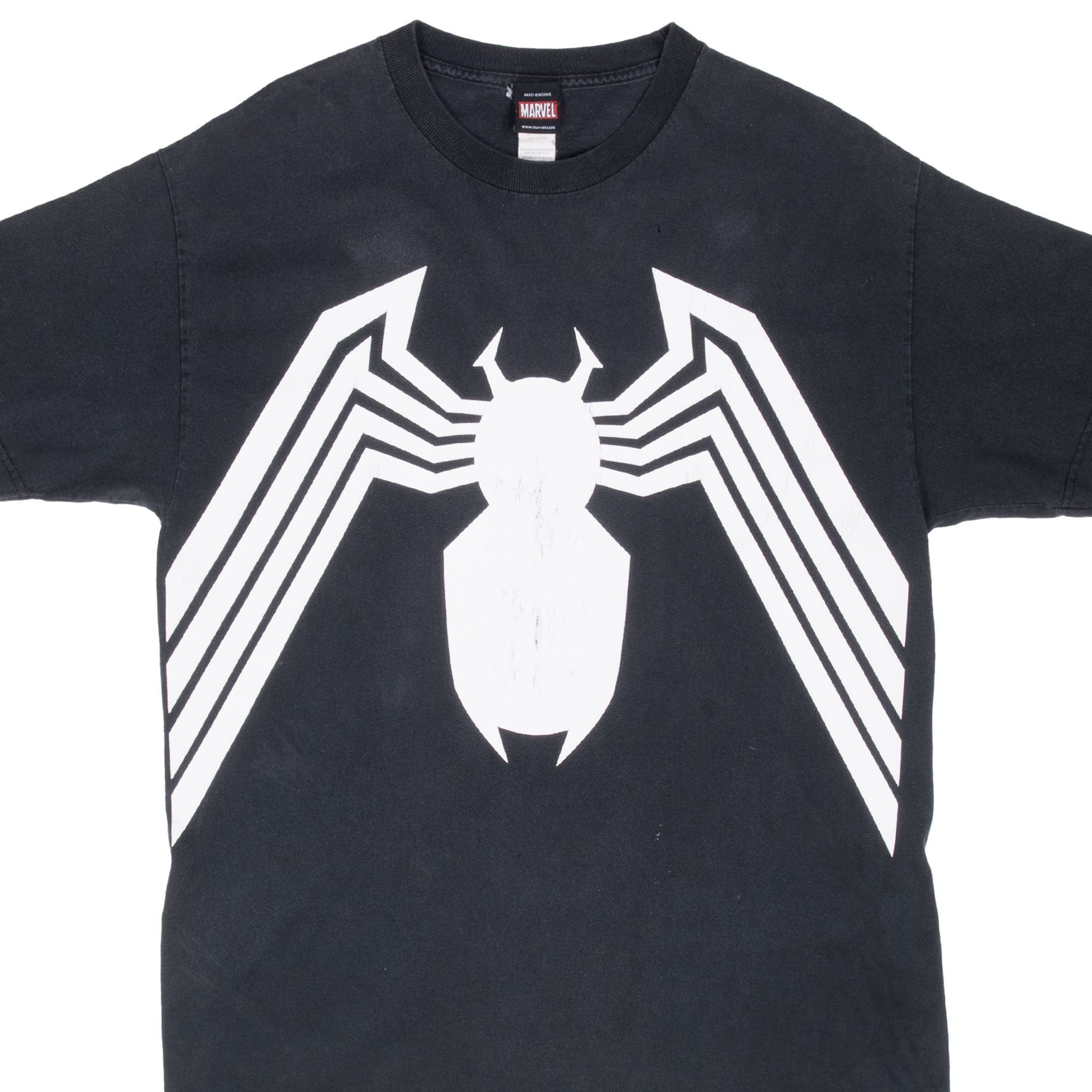 Vintage Marvel Spiderman All Over Print Tee Shirt 2000S Size Large