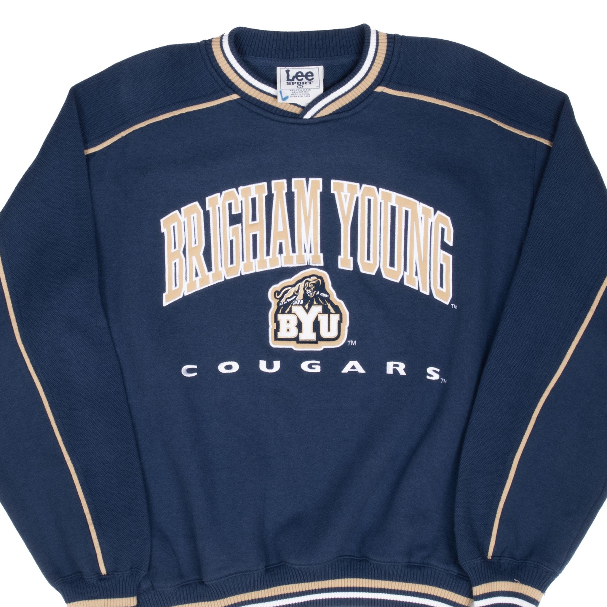 Vintage Ncaa BYU Brigham Young University Starter Sweatshirt 1990S Size Medium