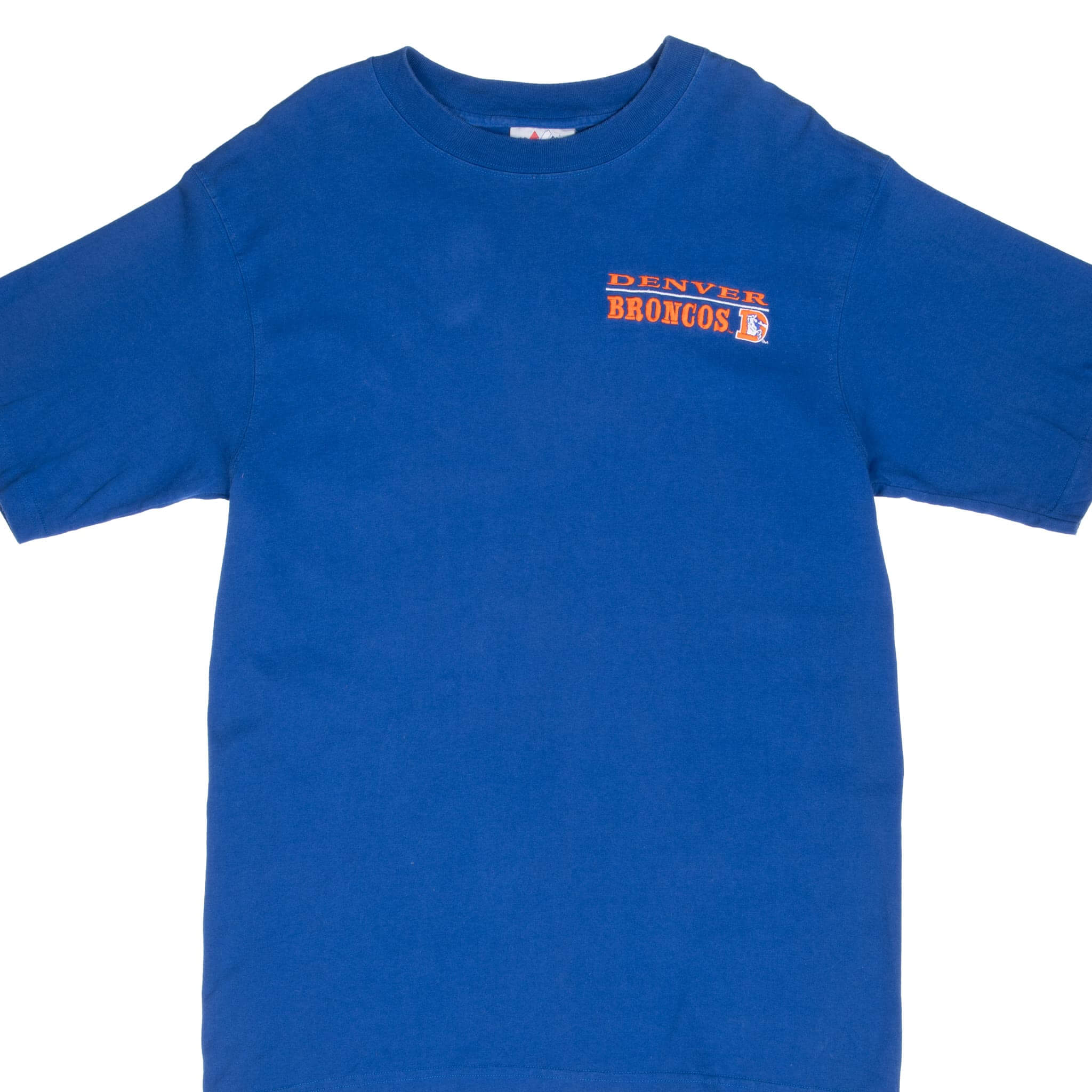 Vintage Nfl Denver Broncos Embroidered 1990S Tee Shirt Size Large