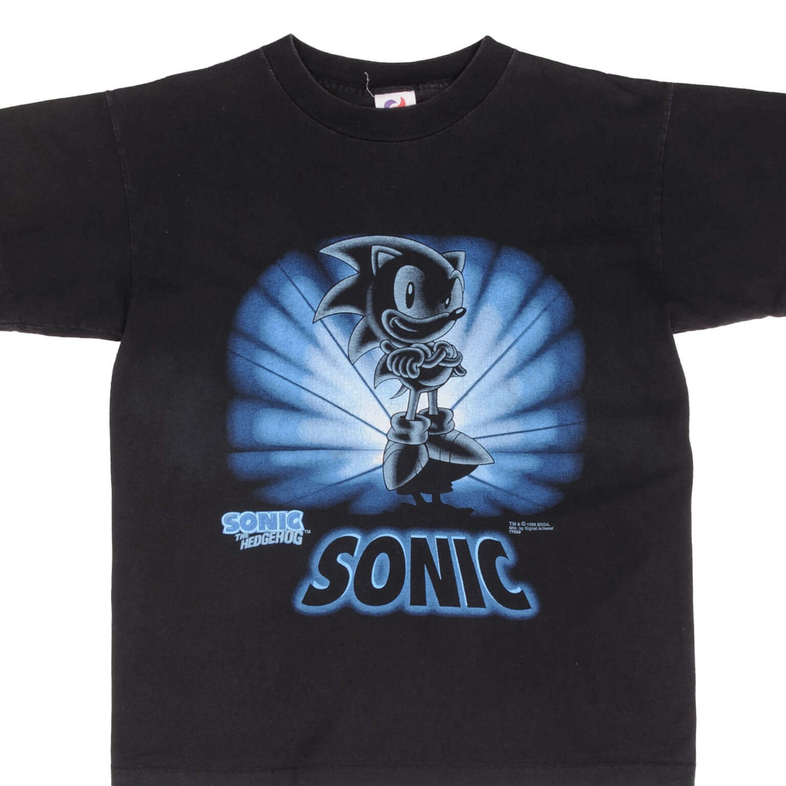 VINTAGE SONIC THE HEDGEHOG KNUCKLES SEGA 1995 TEE SHIRT SIZE