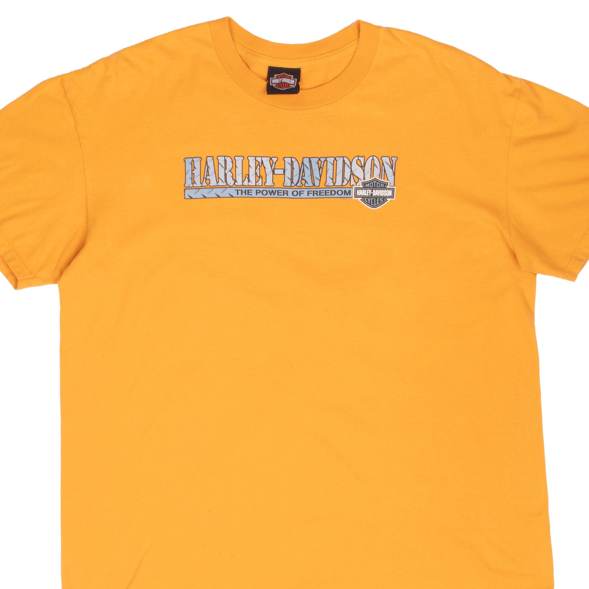 Vintage Harley Davidson The Power Of Freedom Tee Shirt 2008 Size XL