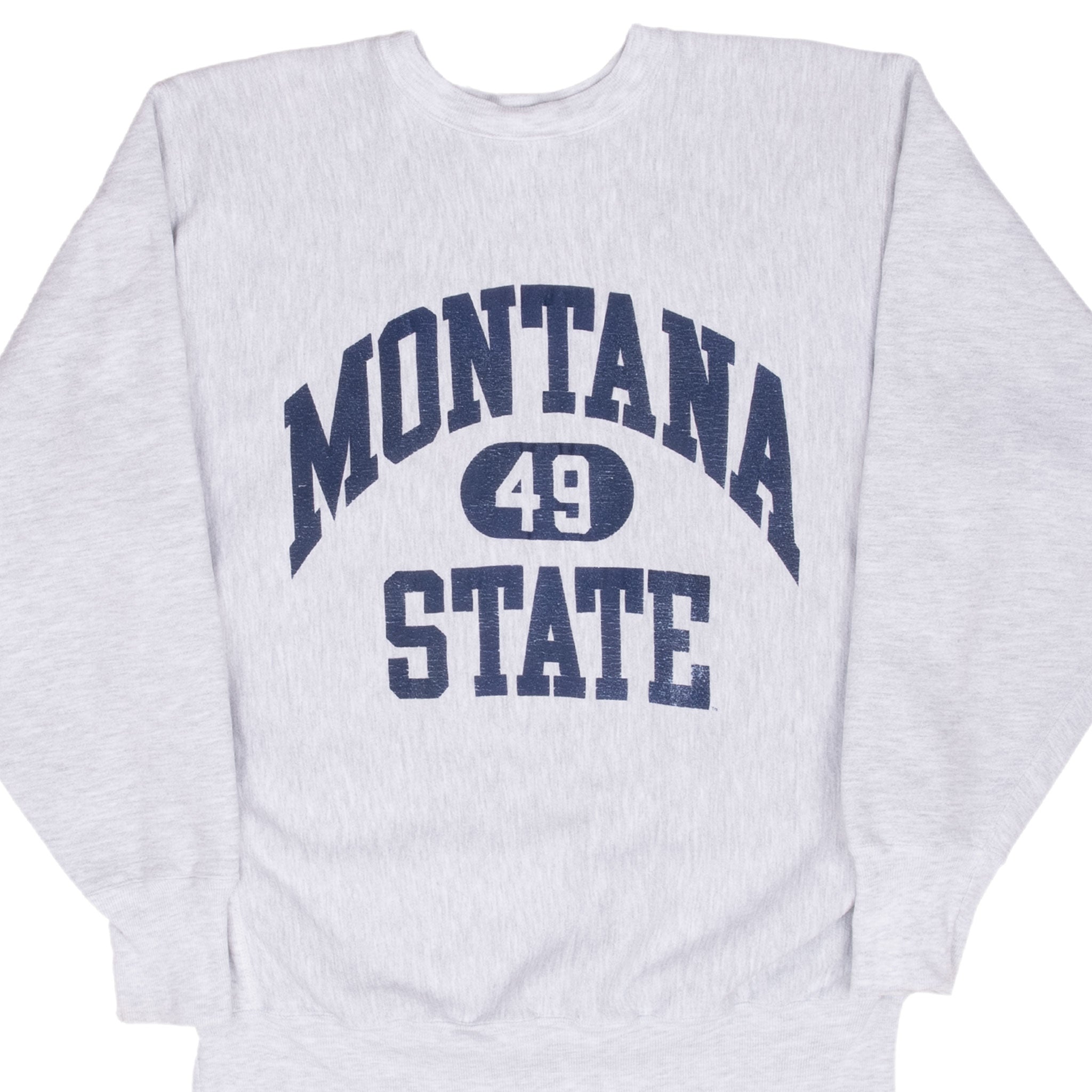 Vintage Champion Reverse Weave Montana State Sweatshirt 1990S Size XL