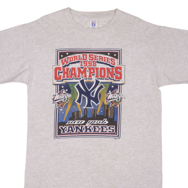 Vintage Mlb New York Yankees World Series Champions 1998 Tee Shirt Size Large
