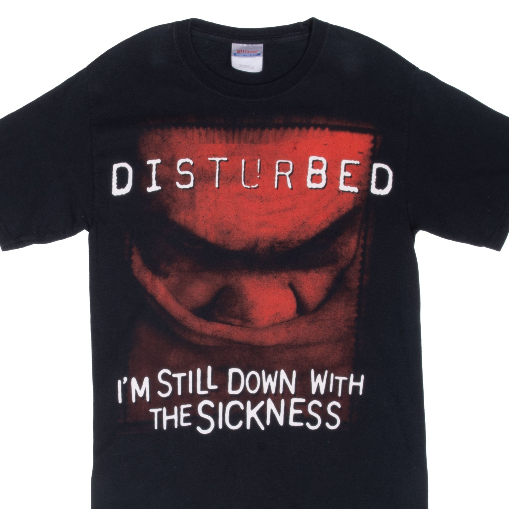 Vintage Distrubed I'm Still Down With The Sickness Tee Shirt 2000S Size Small