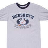 Vintage Hershey's Chocolate 2002 Ringer Tee Shirt Size Medium