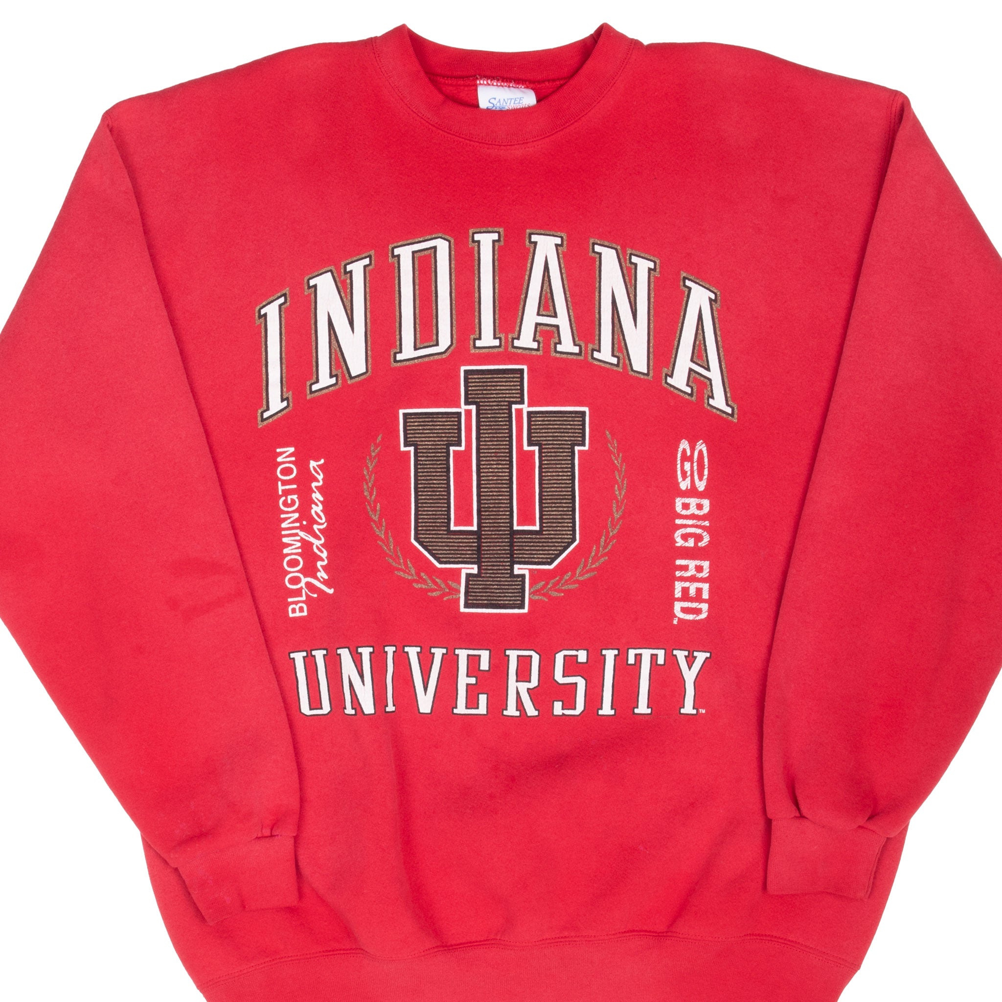 Vintage Ncaa Indiana University Sweat Shirt 1990S Size XL Made In Usa