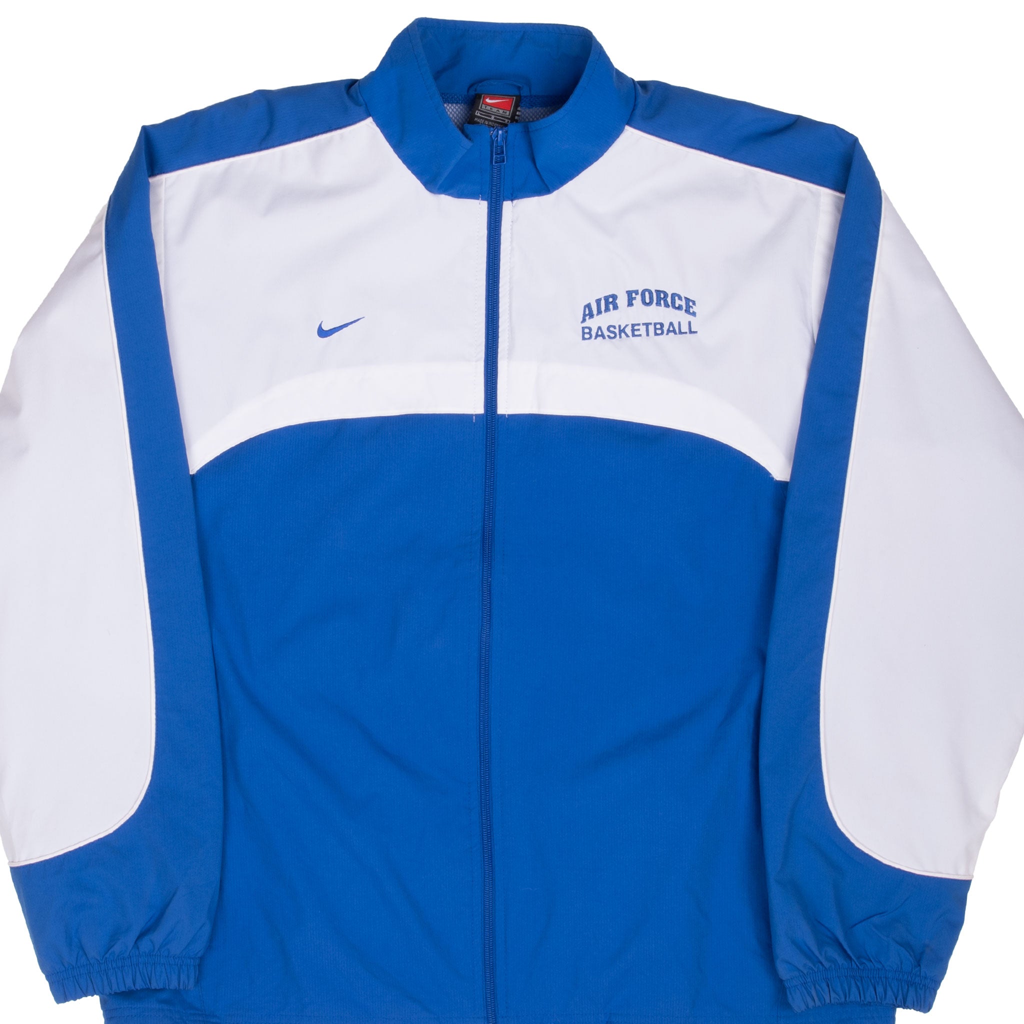 Vintage Nike Air Force Basketball Windbreaker Jacket 2002 Size Large Deadstock With Tags