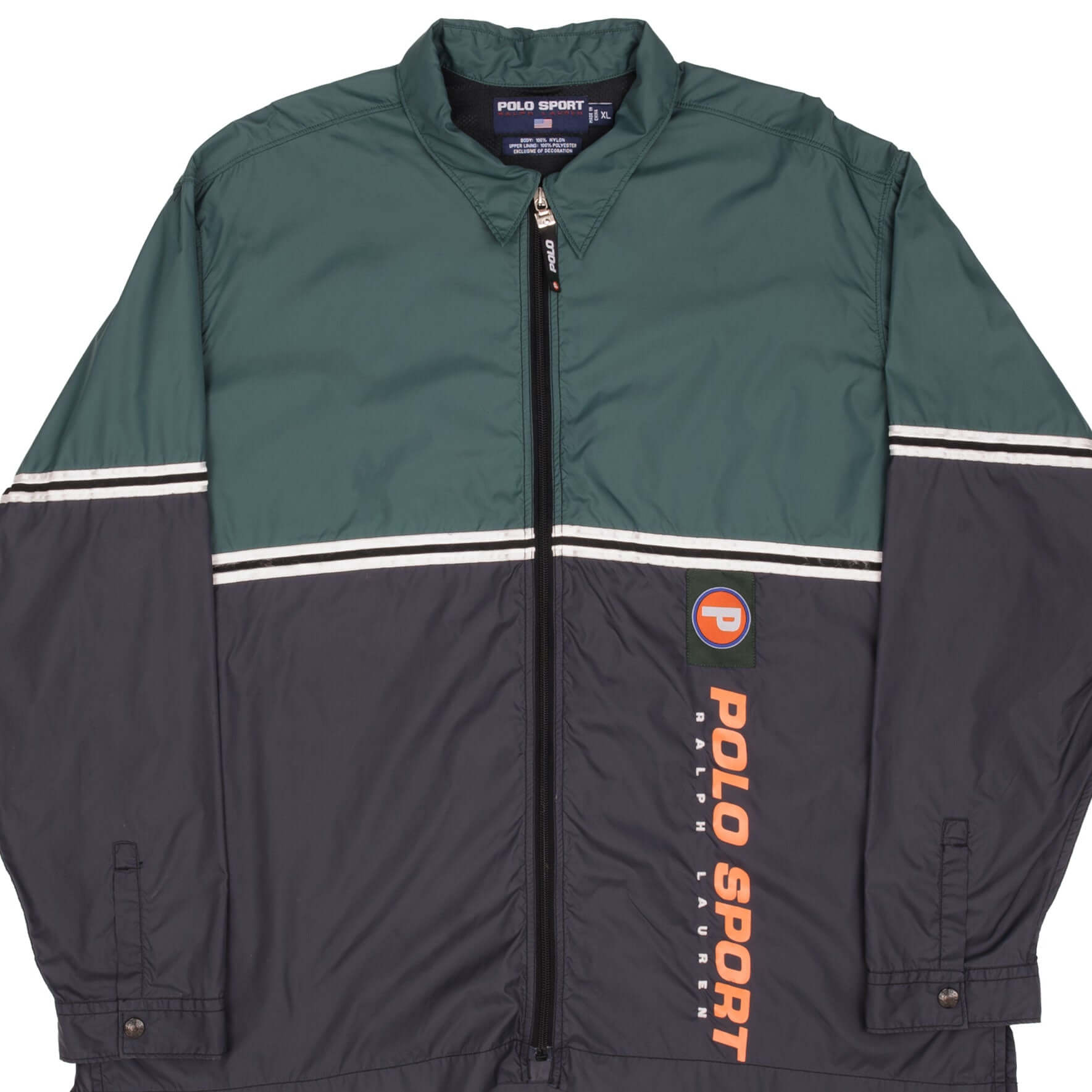 Vintage Polo Sport Ralph Lauren Windbreaker Jacket Size XL